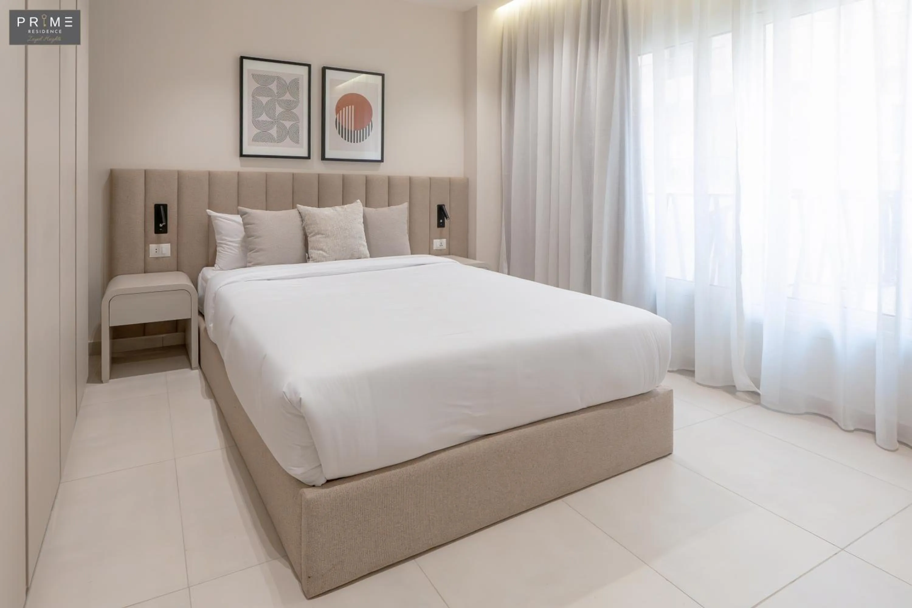 Two-Bedroom Apartment with Terrace - single occupancy in Prime Residence Zayed Heights