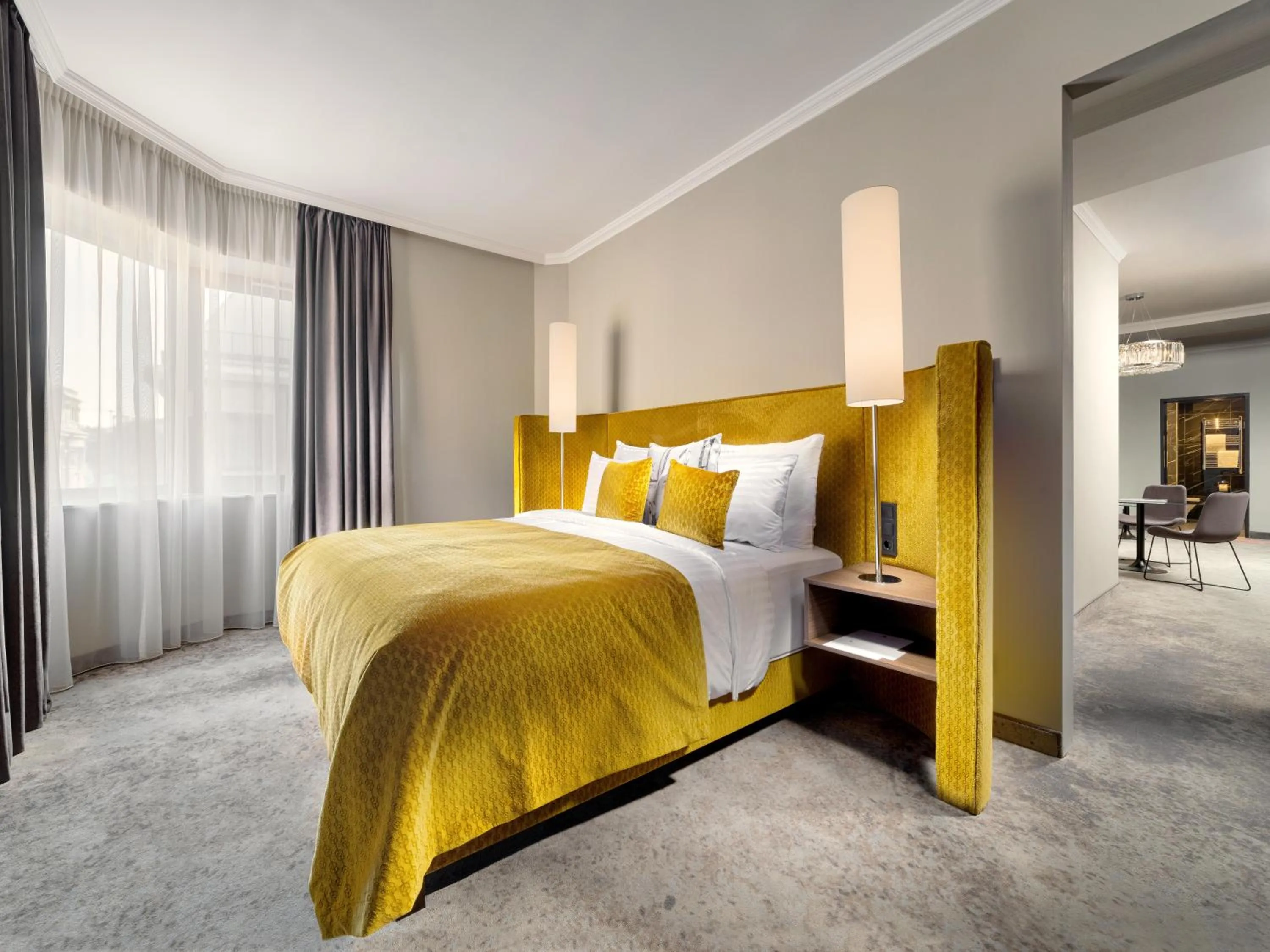 Bedroom, Bed in Mamaison Hotel Chain Bridge Budapest