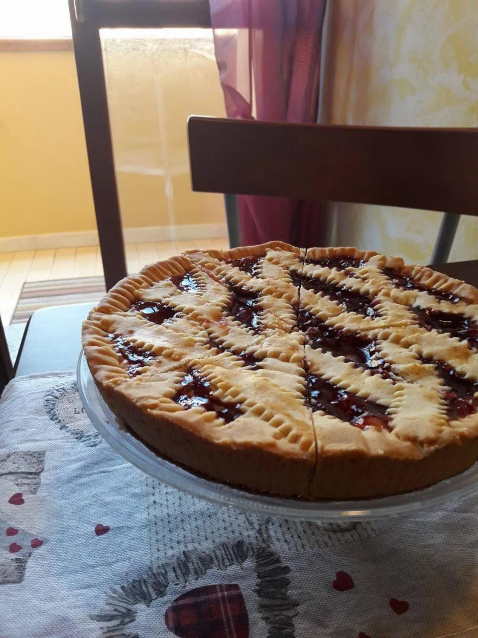 Italian breakfast in Bed and Breakfast Cala Luna