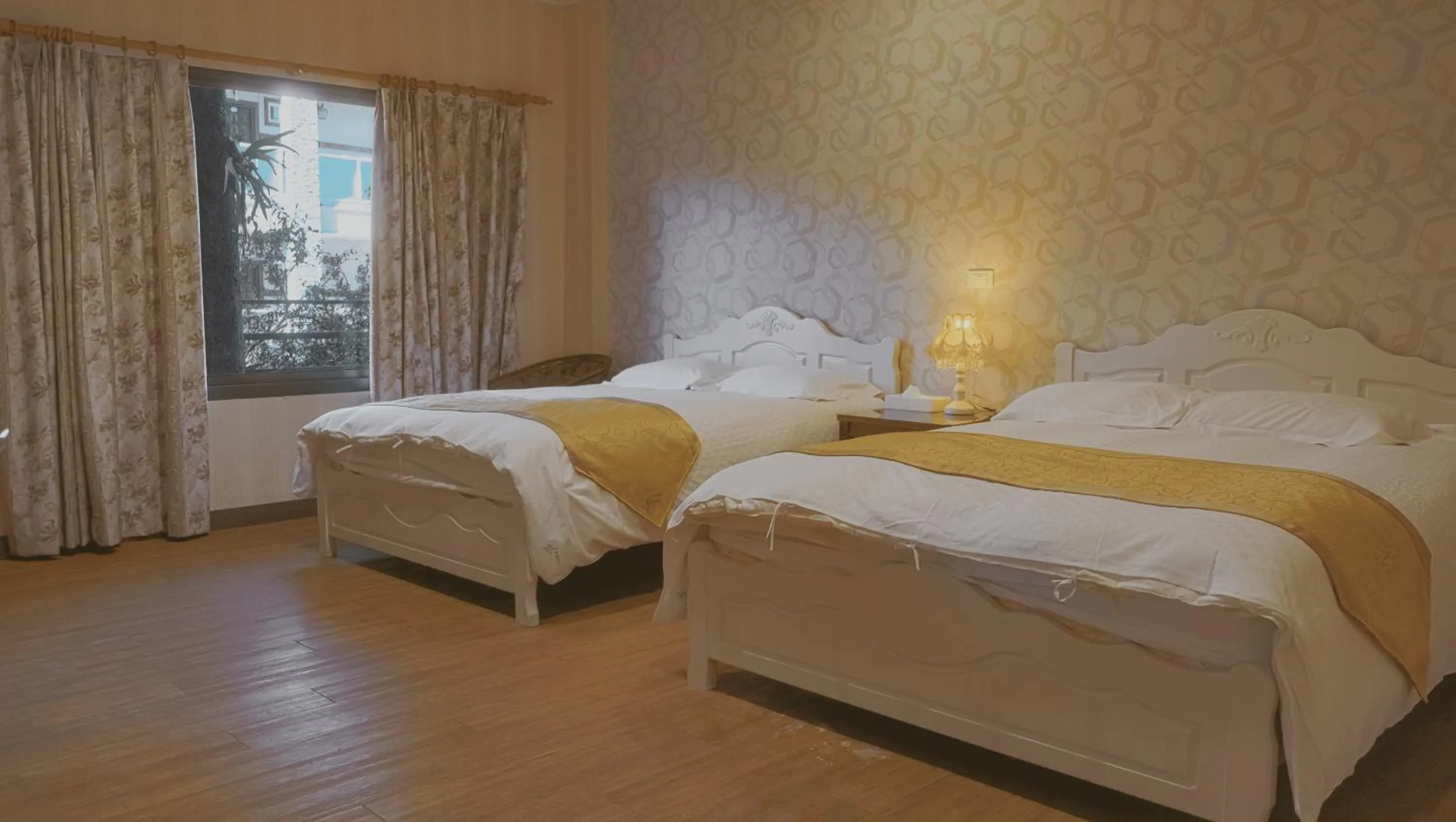 Bed in Champs Yazuh B&B