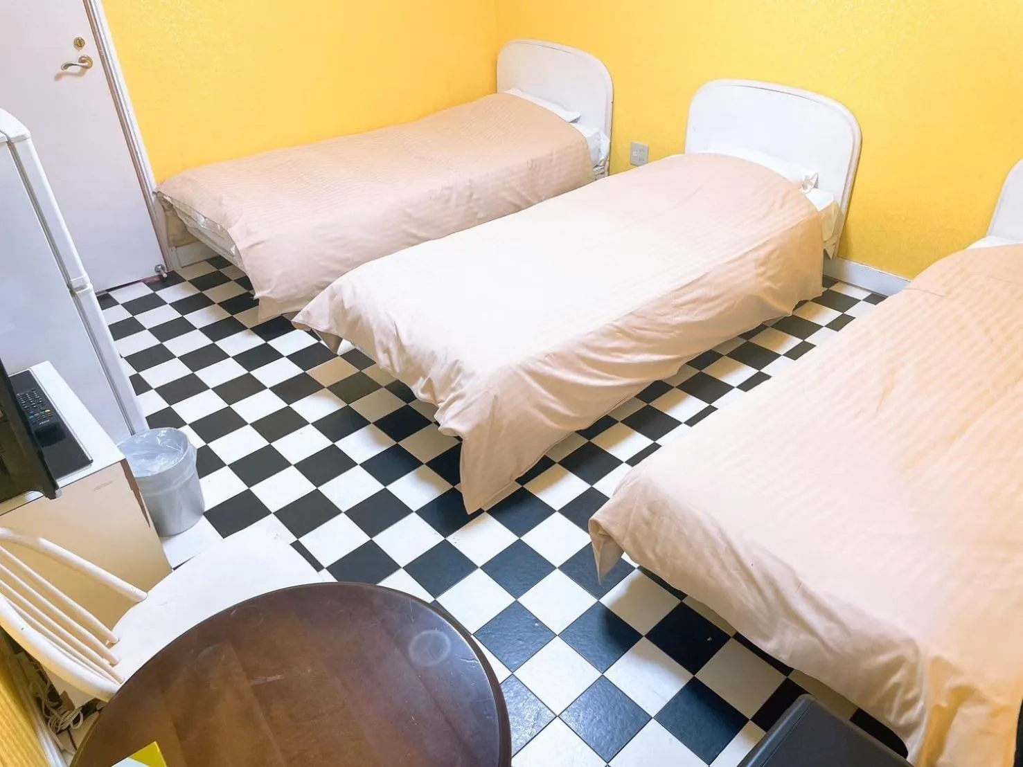 Bed in Karuizawa Pension Sato no Nukumori