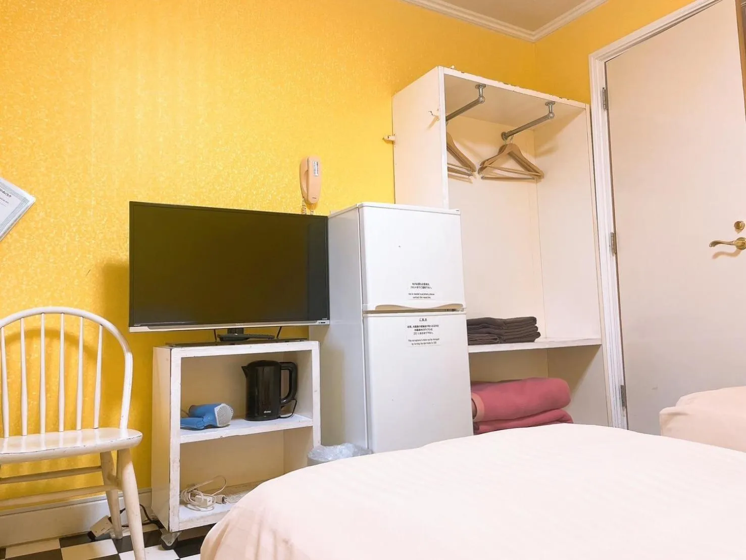 Bed in Karuizawa Pension Sato no Nukumori