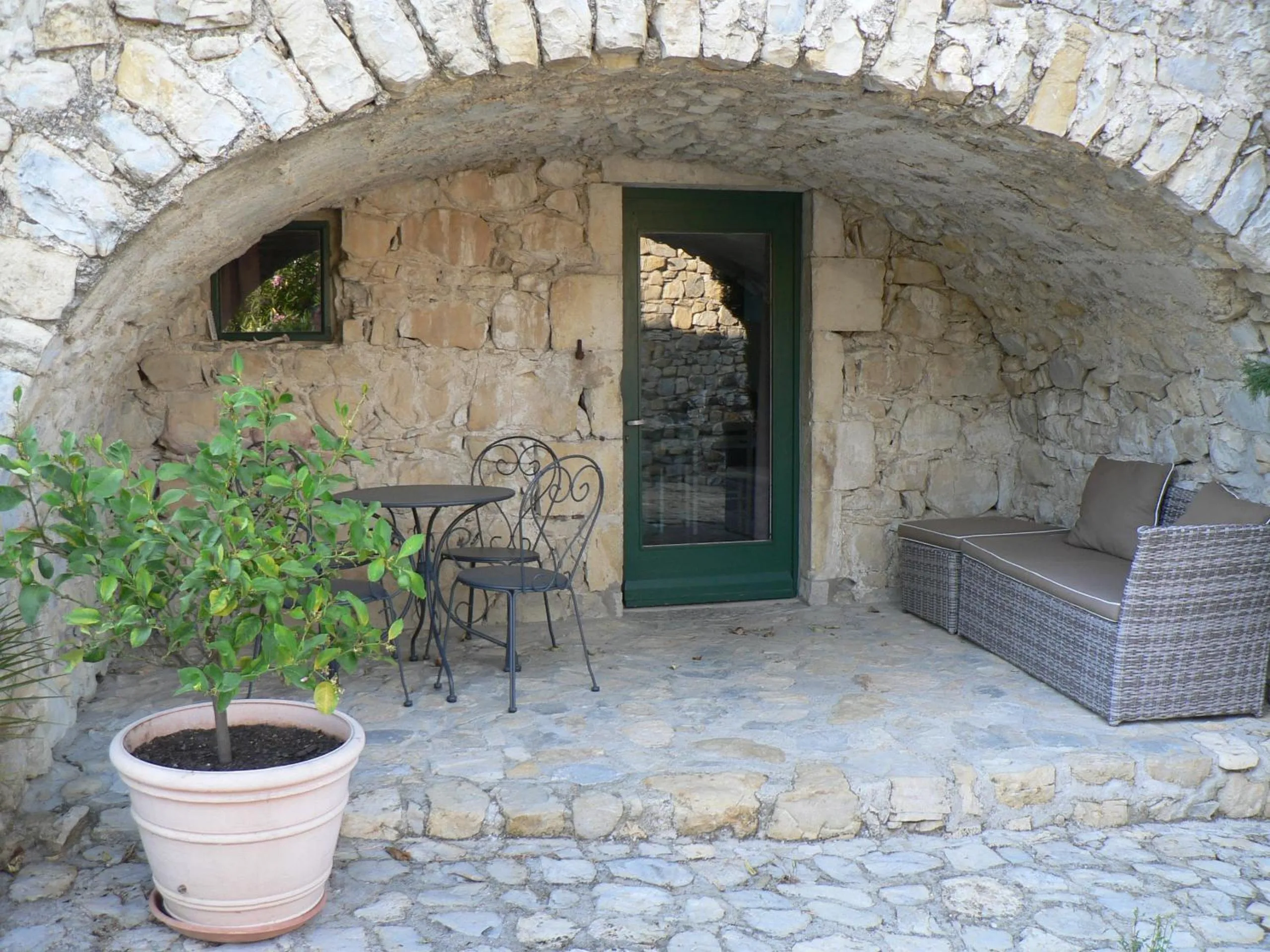 Patio in Le Relais de Vazeille