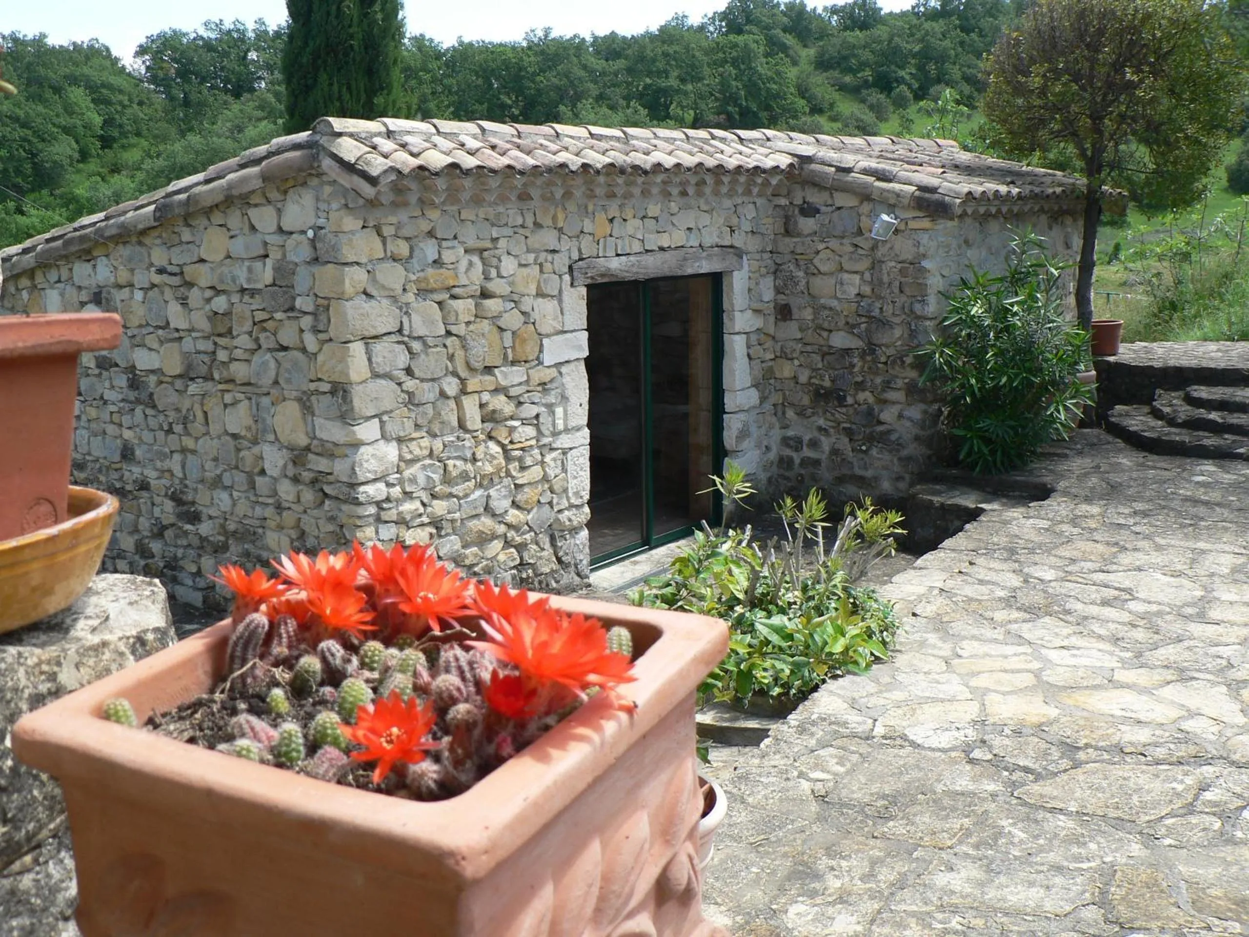 Patio in Le Relais de Vazeille