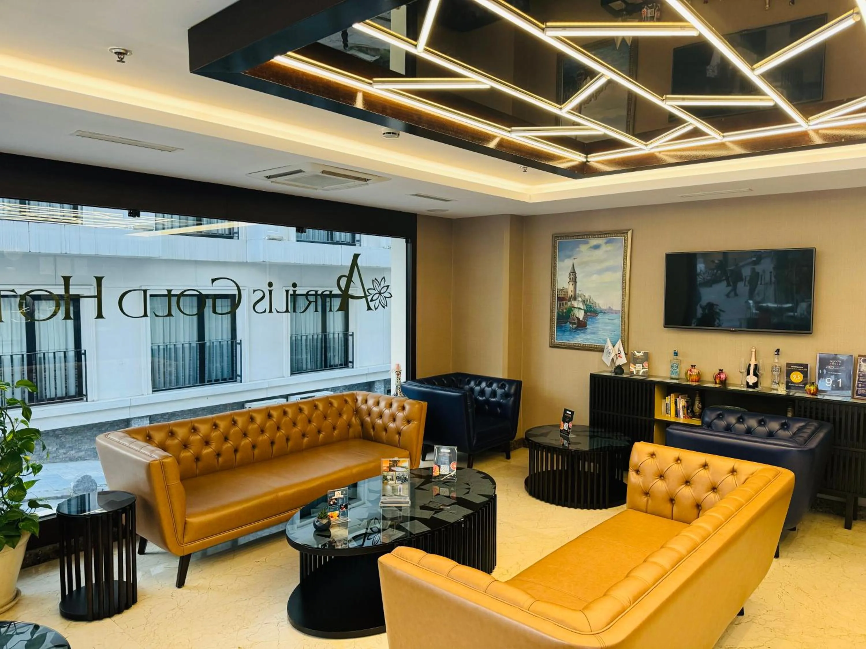 Lobby or reception in Aprilis Gold Hotel - Special Category