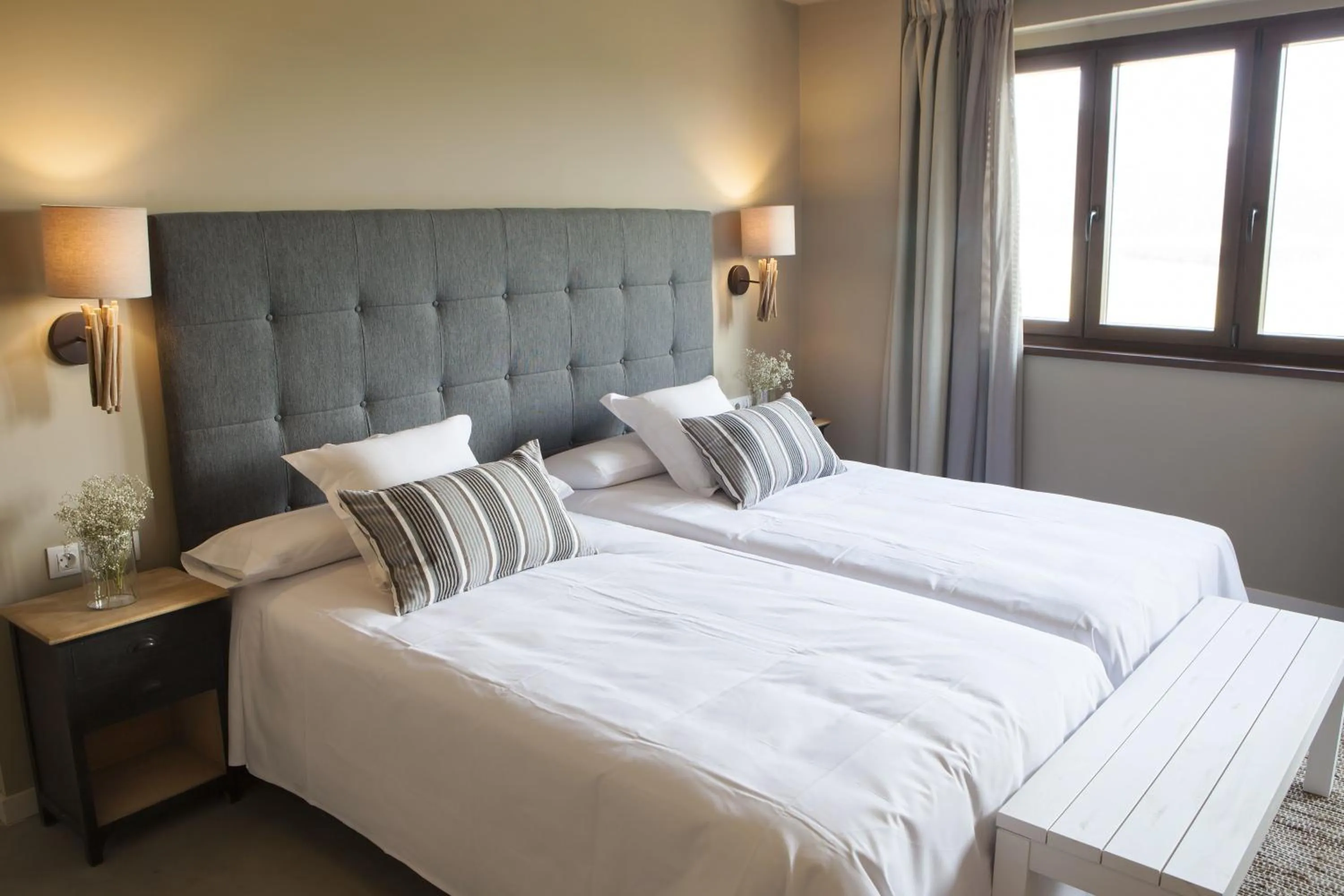 Bed in Hotel Mas De Cebrian