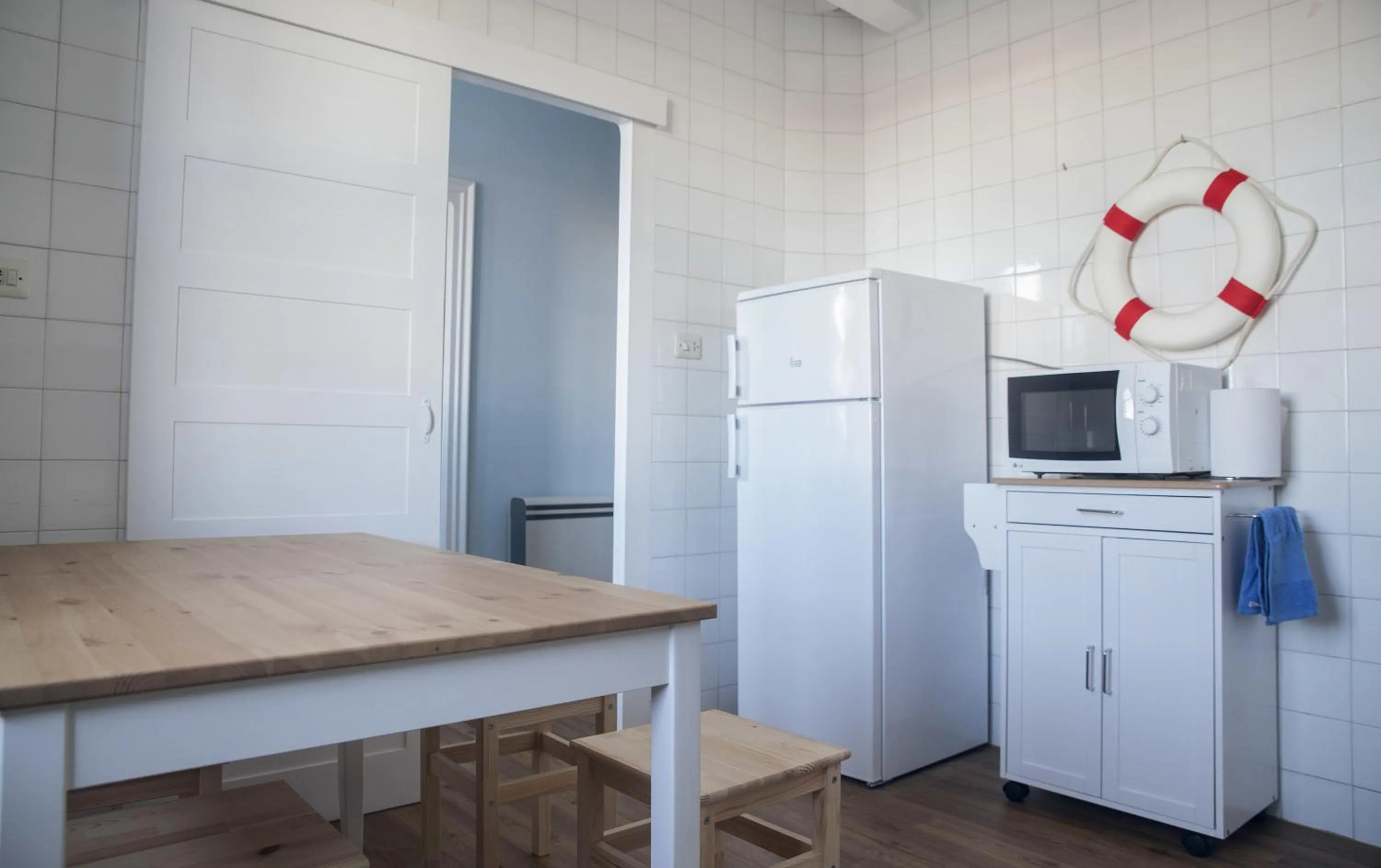 Communal kitchen in A Casa do Porto