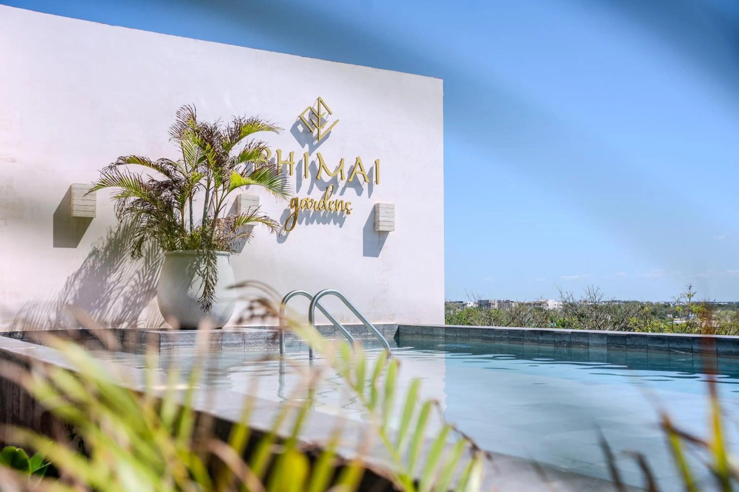 Pool view in The Garden Residences by Casago