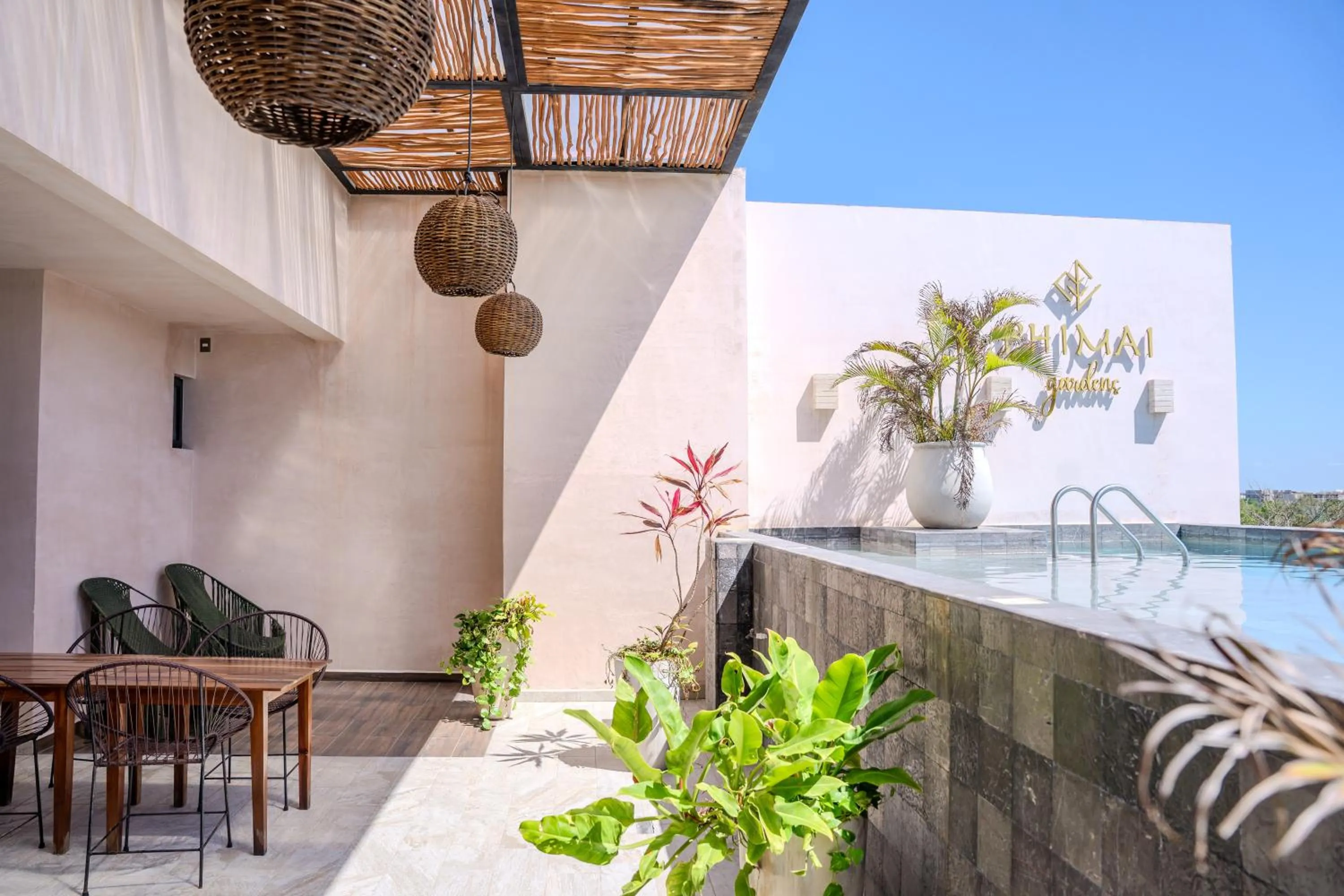 Pool view in The Garden Residences by Casago
