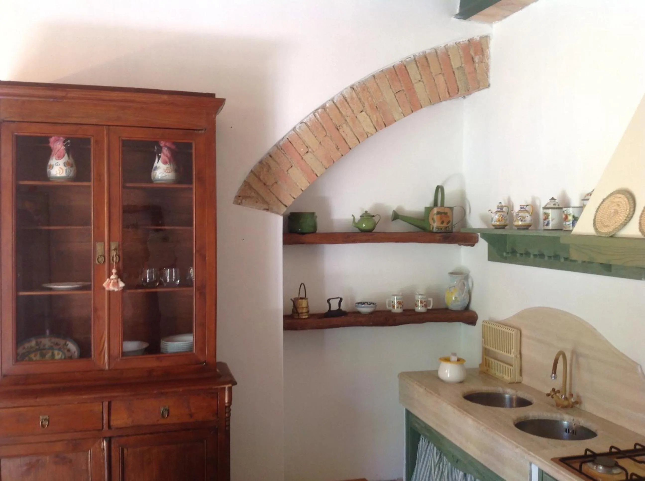 Kitchen or kitchenette in Residenza Santa Maria In Borraccia