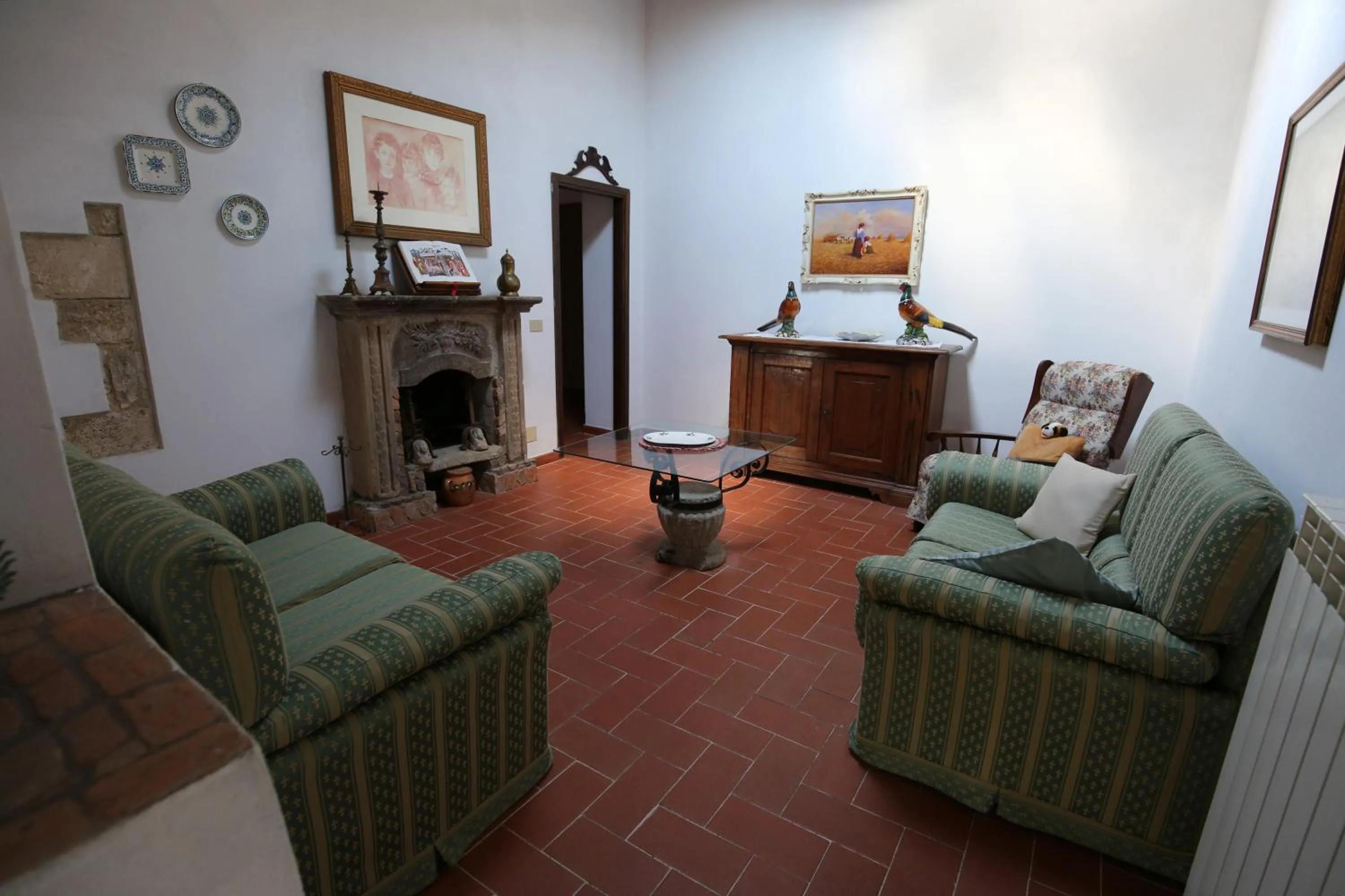 Living room in Residenza Santa Maria In Borraccia