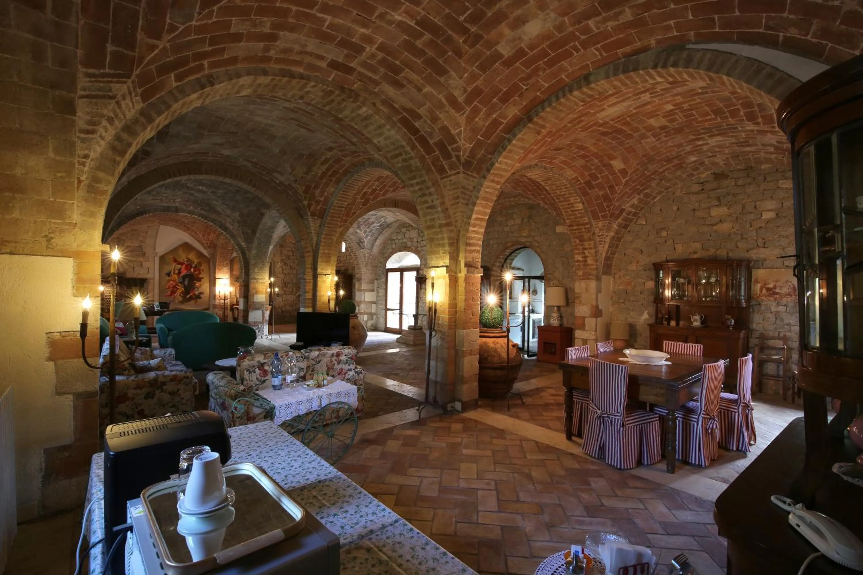 Dining area in Residenza Santa Maria In Borraccia
