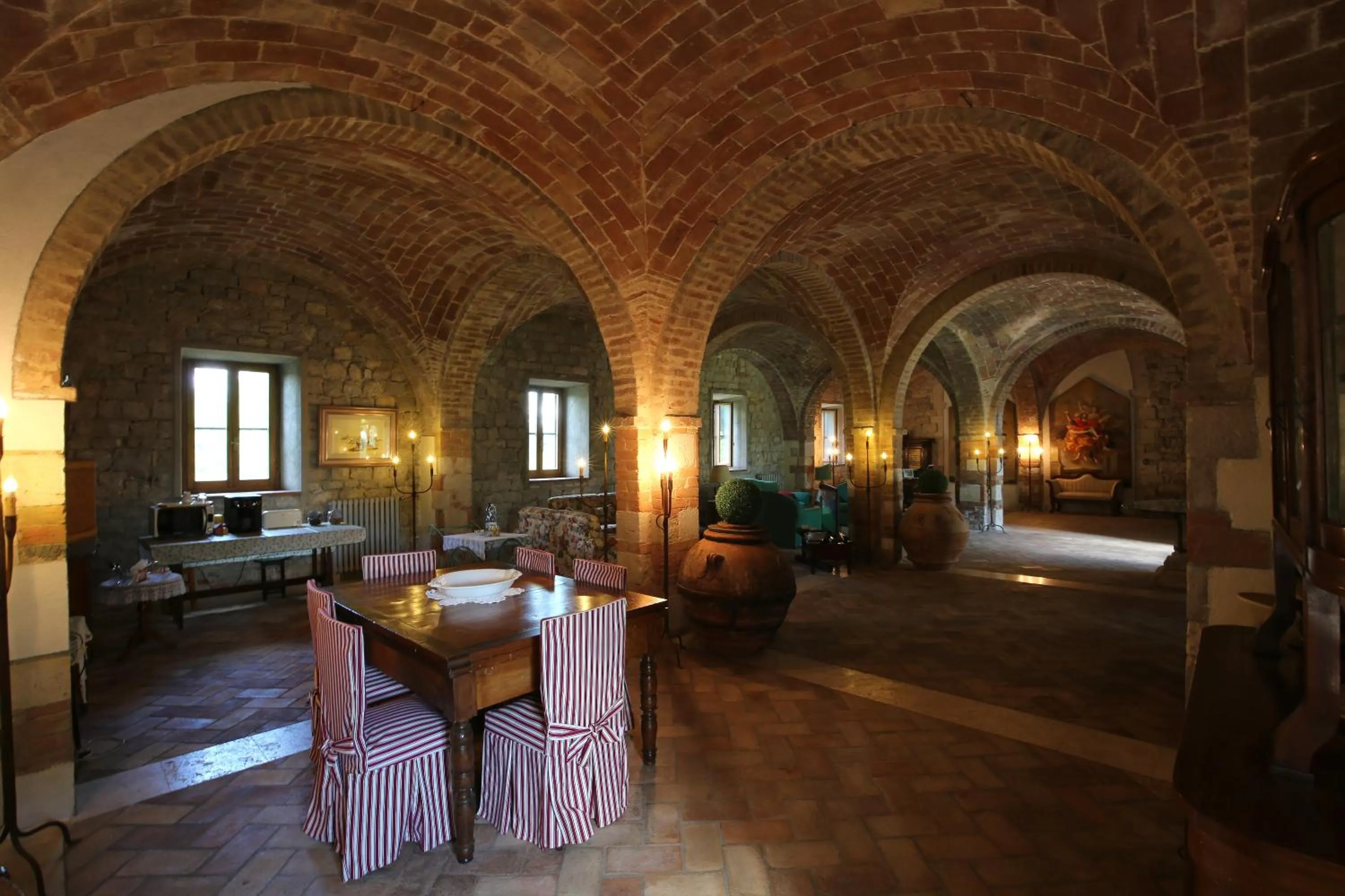 Dining area in Residenza Santa Maria In Borraccia