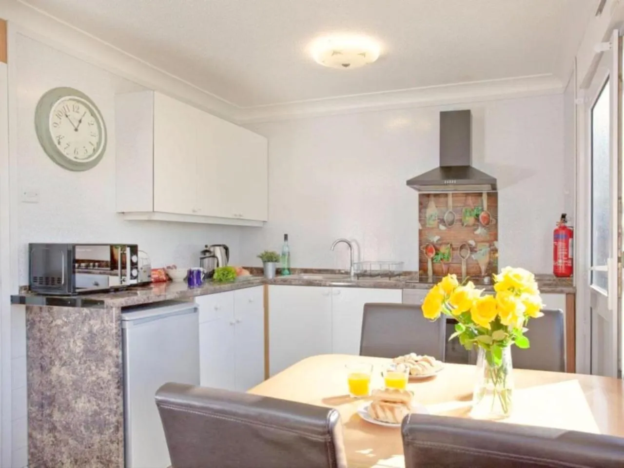 Dining area in Dawlish Warren Holidays