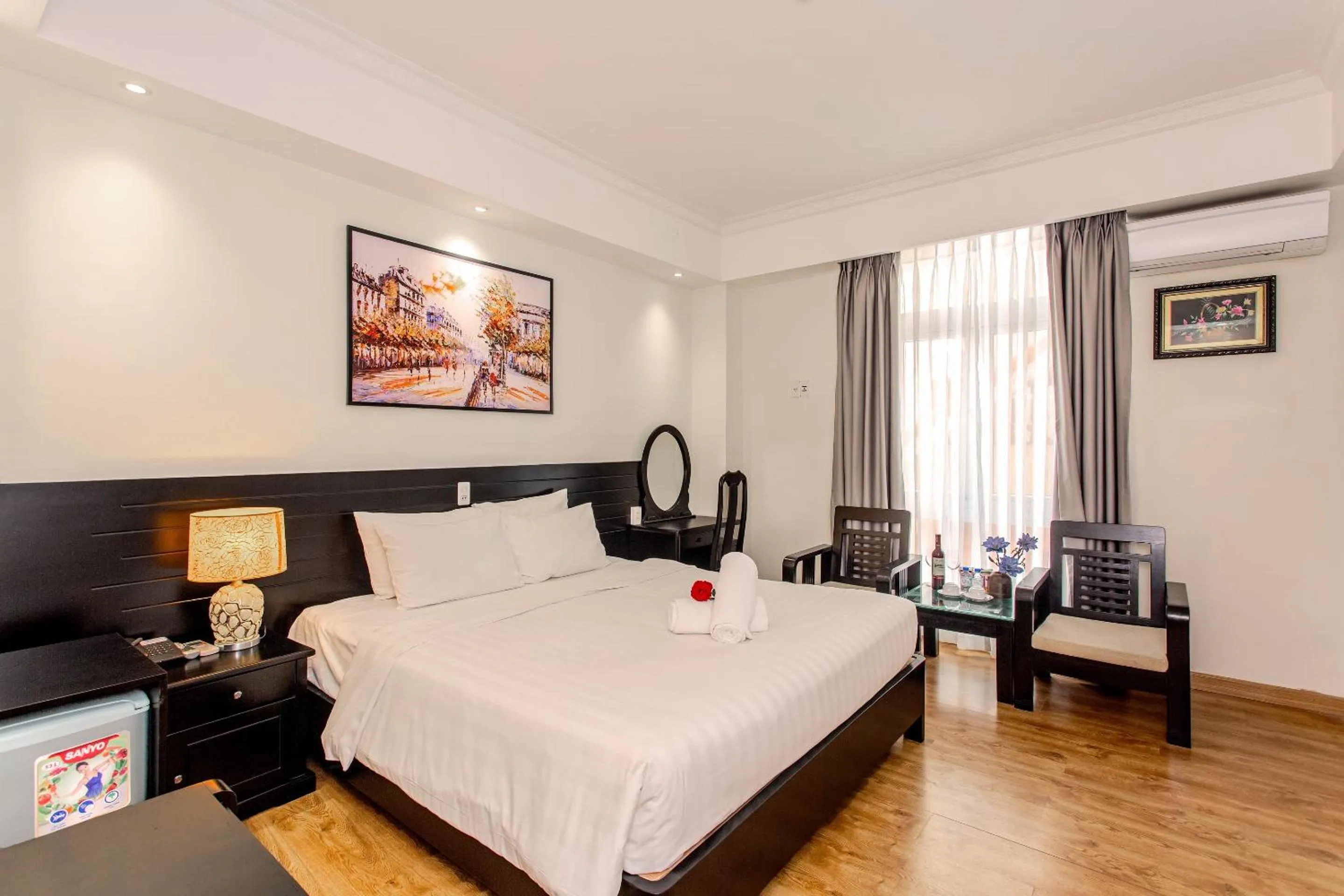 Bed in Seavitel Danang Beach Hotel