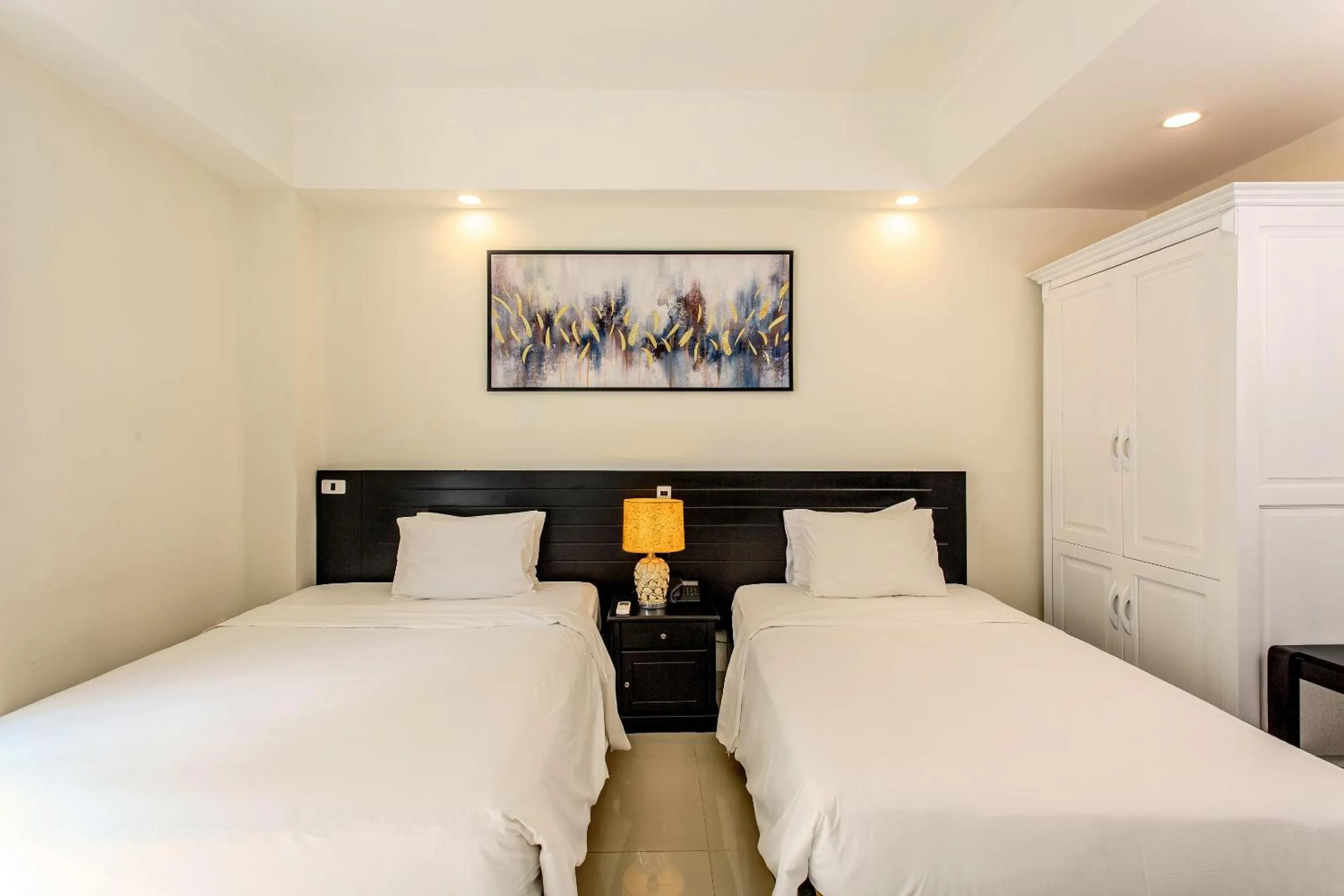 Bed in Seavitel Danang Beach Hotel