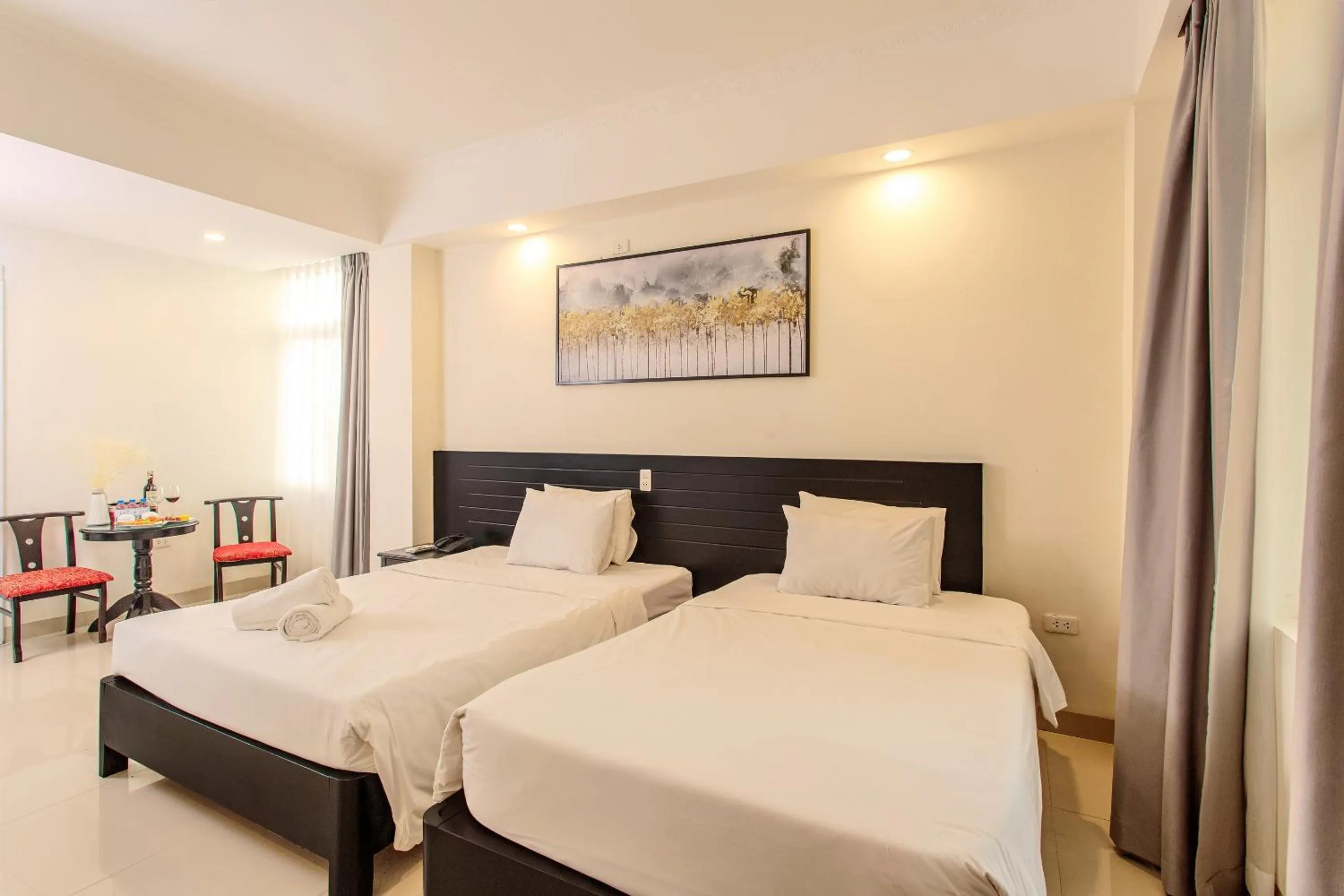 Bed in Seavitel Danang Beach Hotel