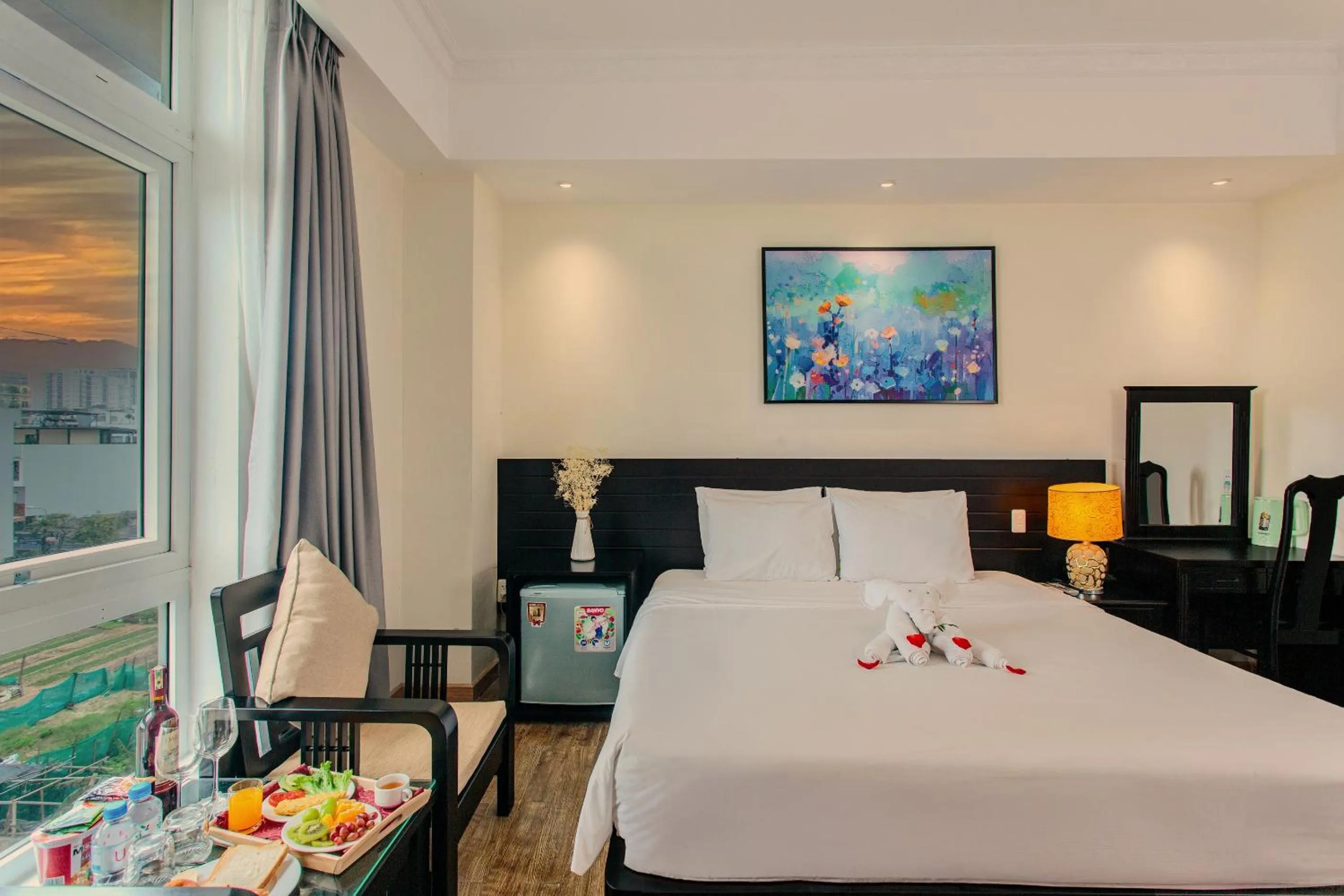 Bed in Seavitel Danang Beach Hotel