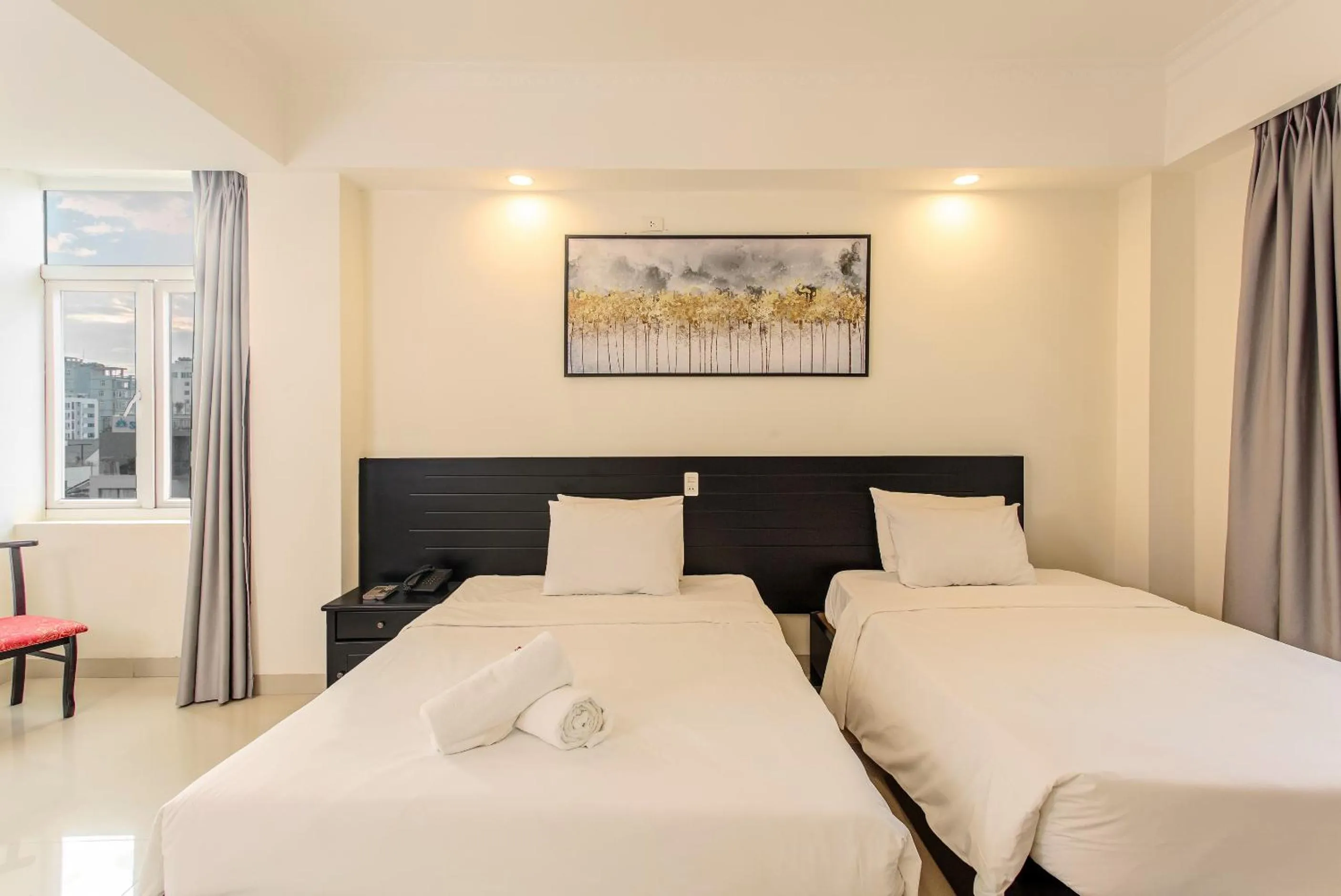 Bed in Seavitel Danang Beach Hotel