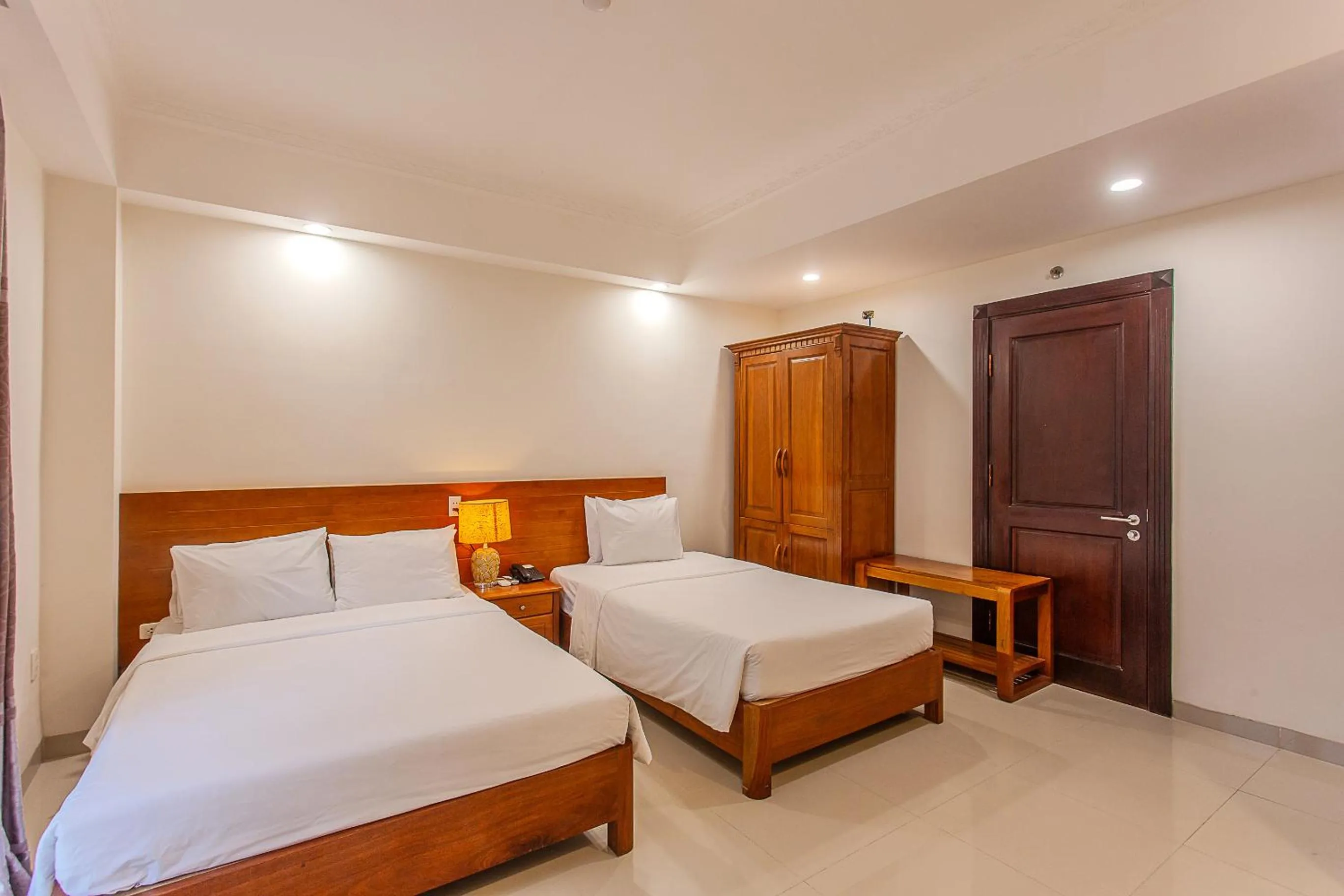 Bed in Seavitel Danang Beach Hotel