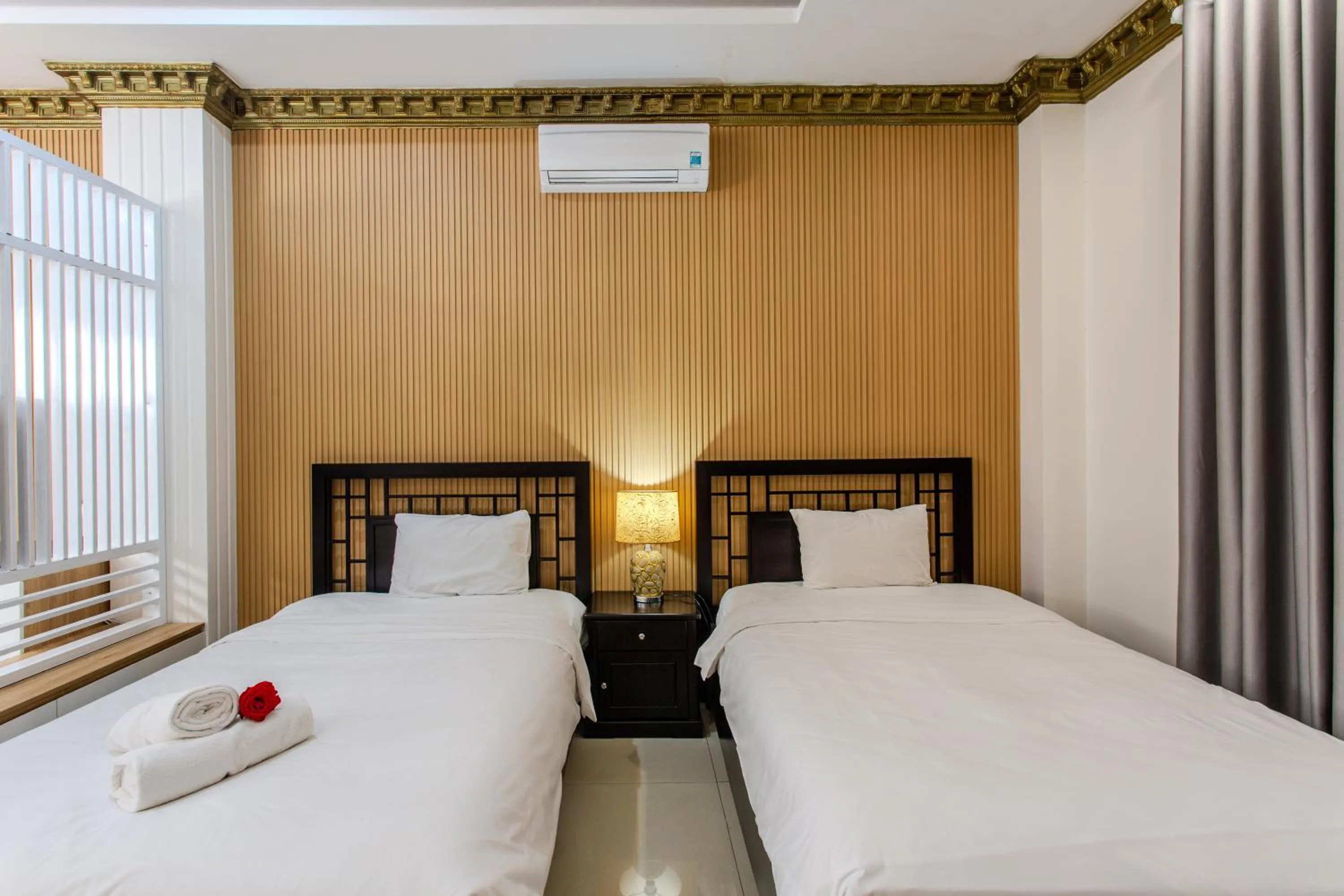 Bed in Seavitel Danang Beach Hotel