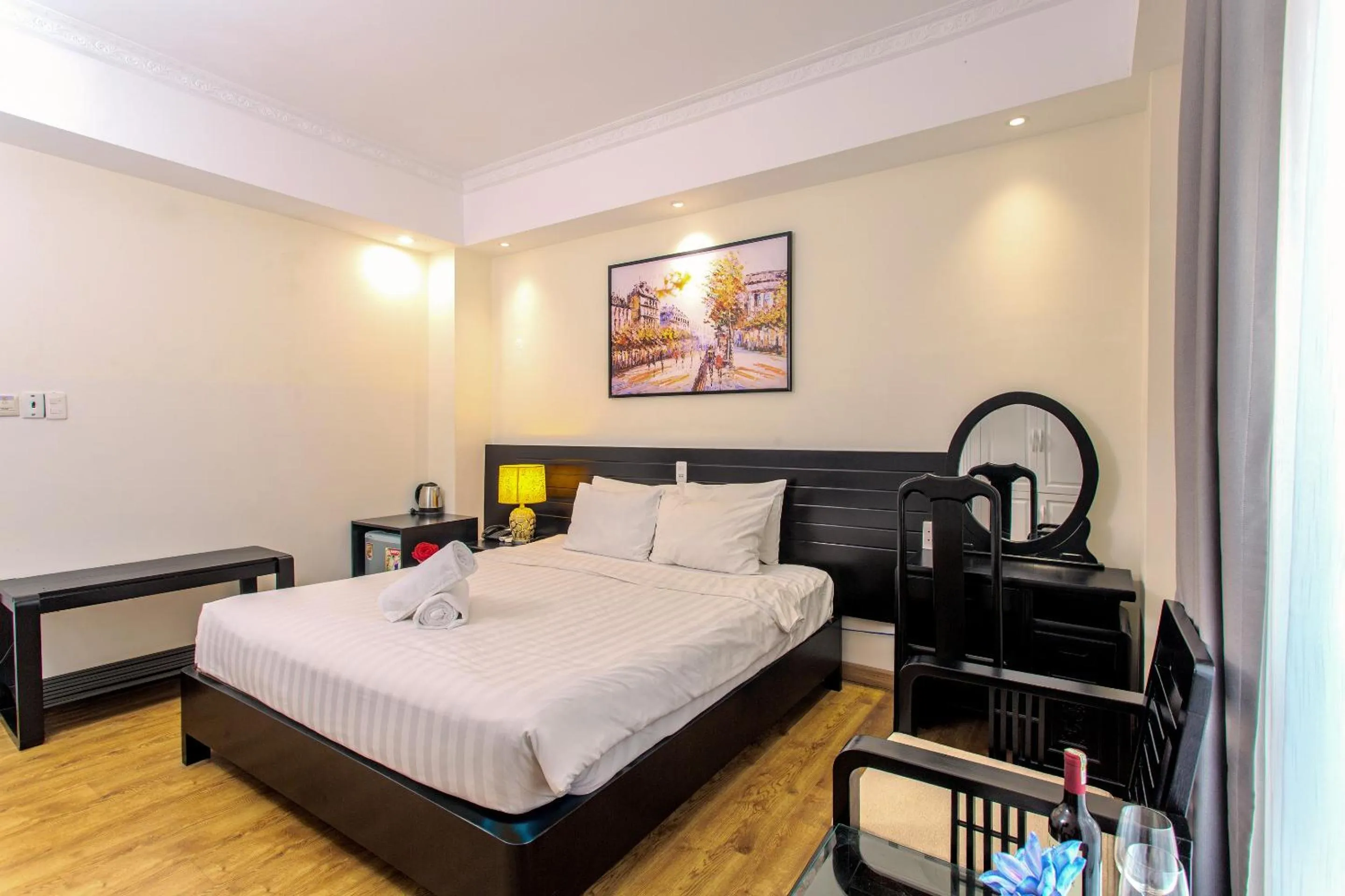 Bed in Seavitel Danang Beach Hotel