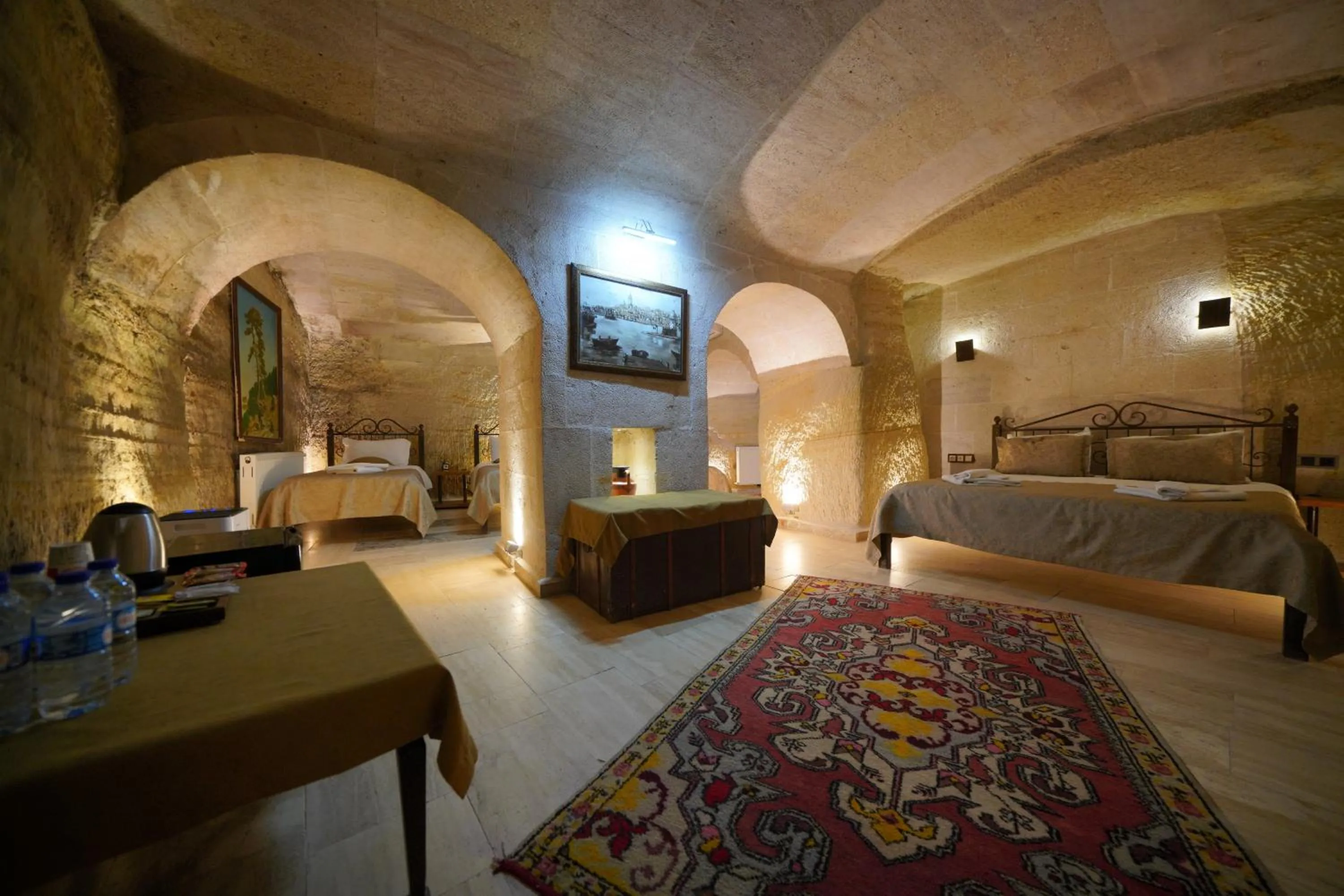 Bed in Emit Cave Hotel