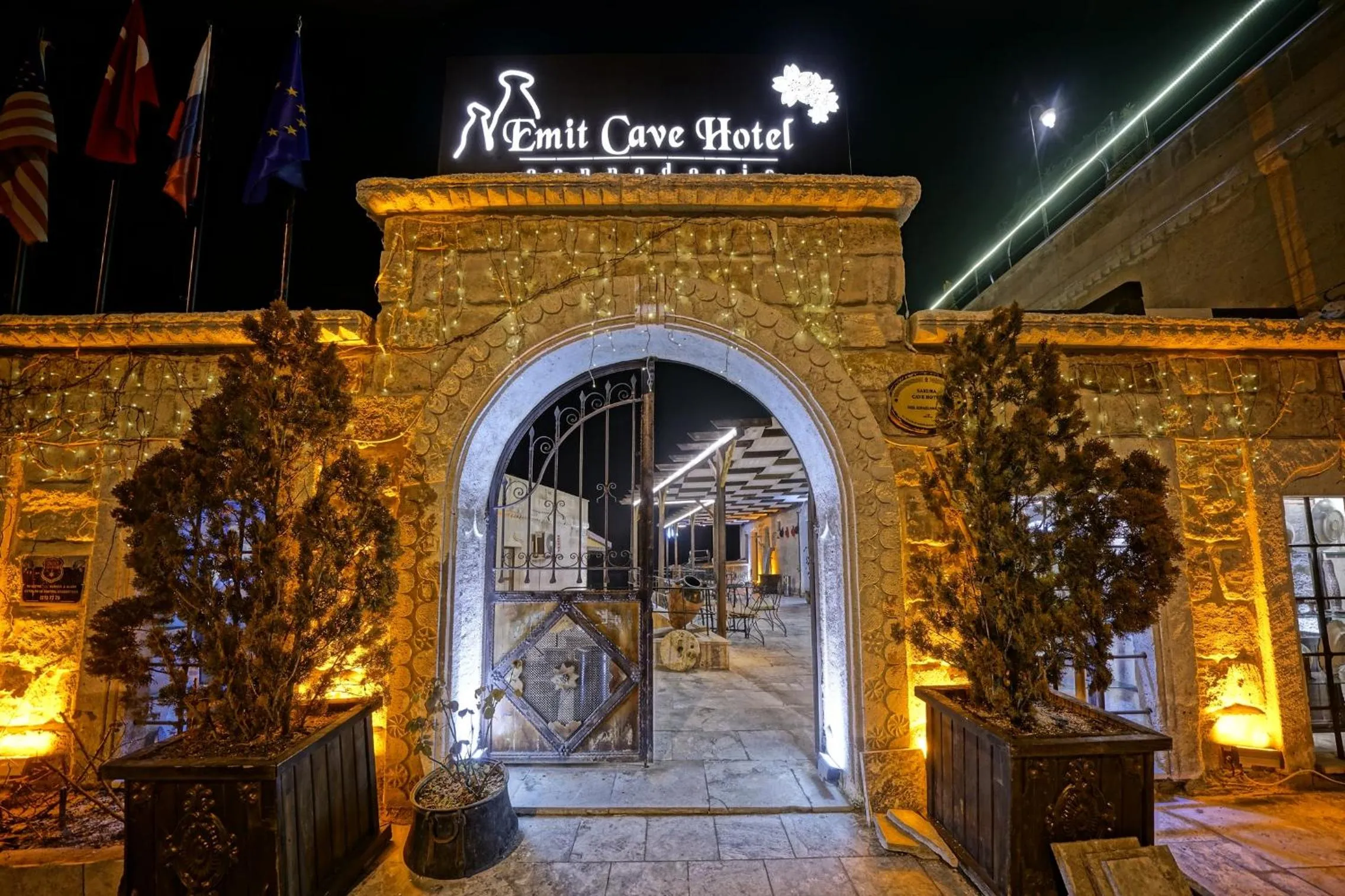 Decorative detail in Emit Cave Hotel