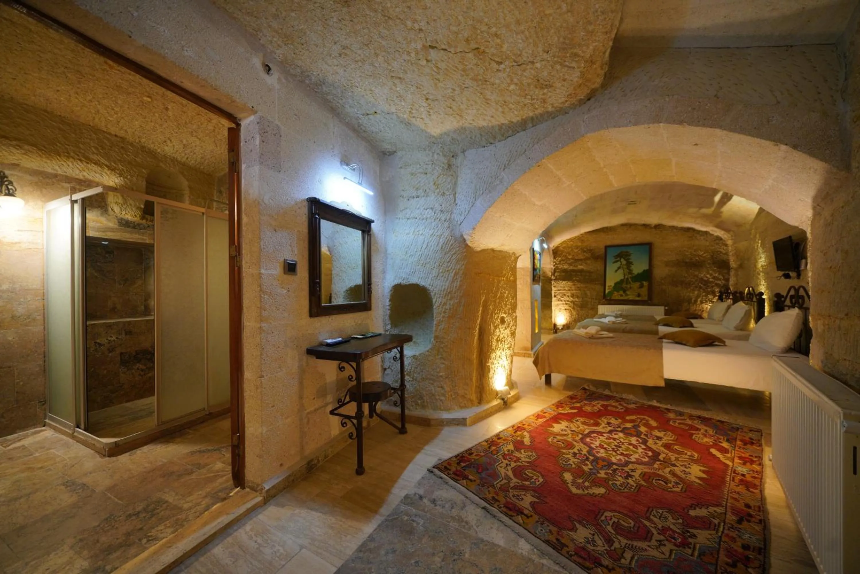 Bed in Emit Cave Hotel