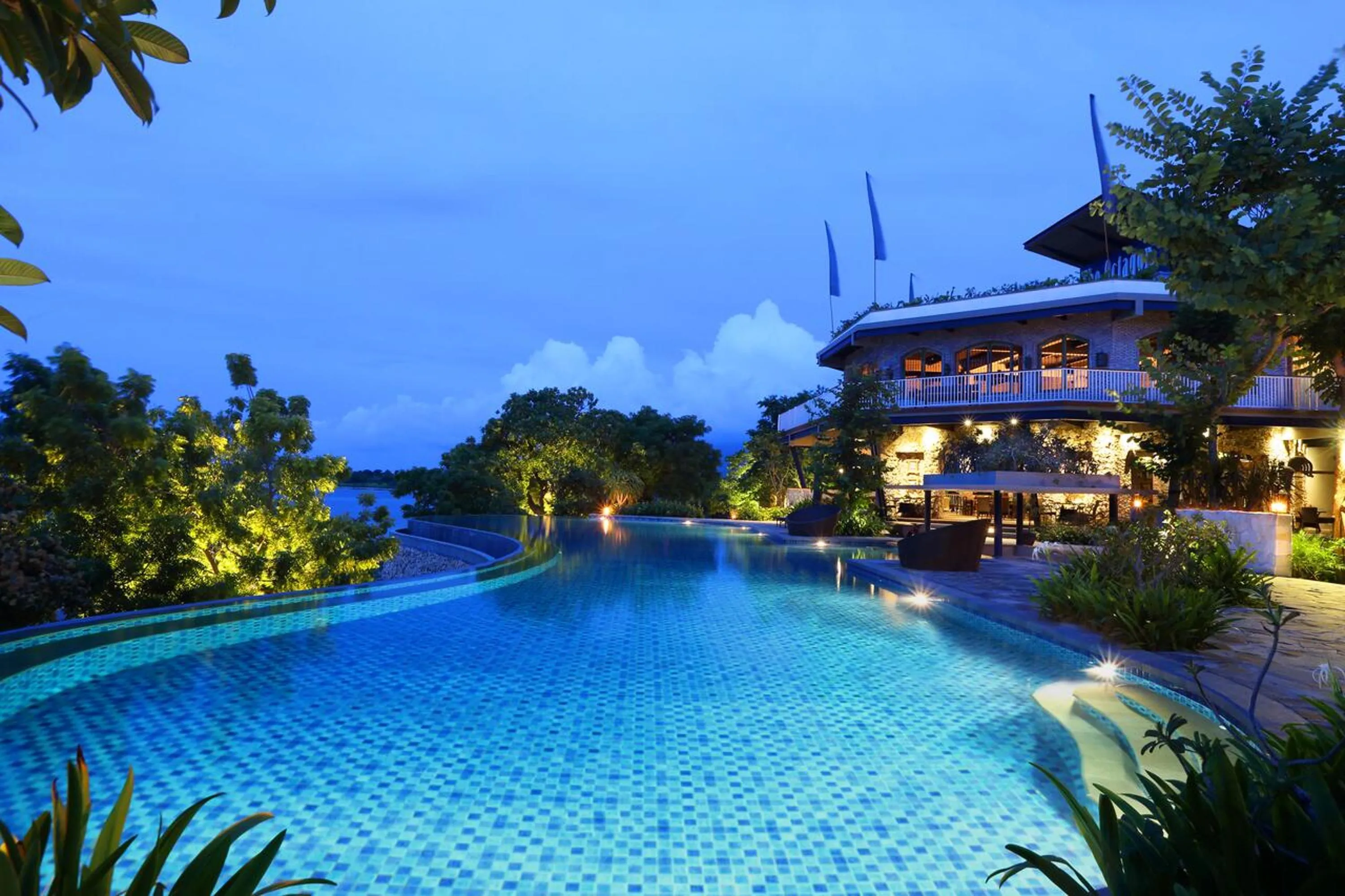 Swimming pool in Plataran Menjangan Resort and Spa - CHSE Certified