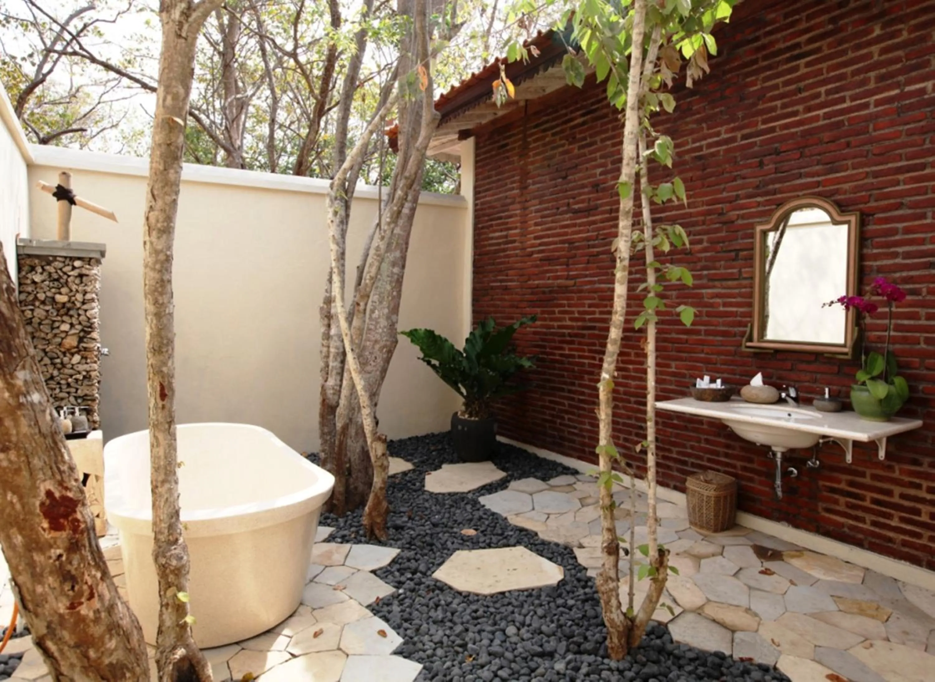 Bathroom in Plataran Menjangan Resort and Spa - CHSE Certified