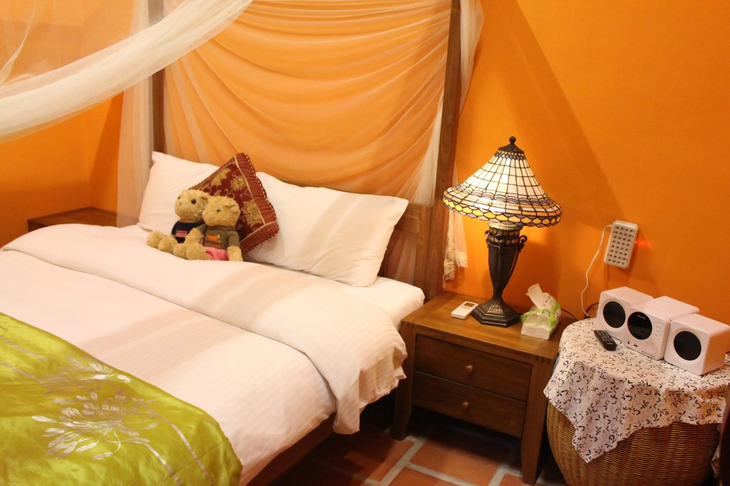 Bed in PianoPiano B&B