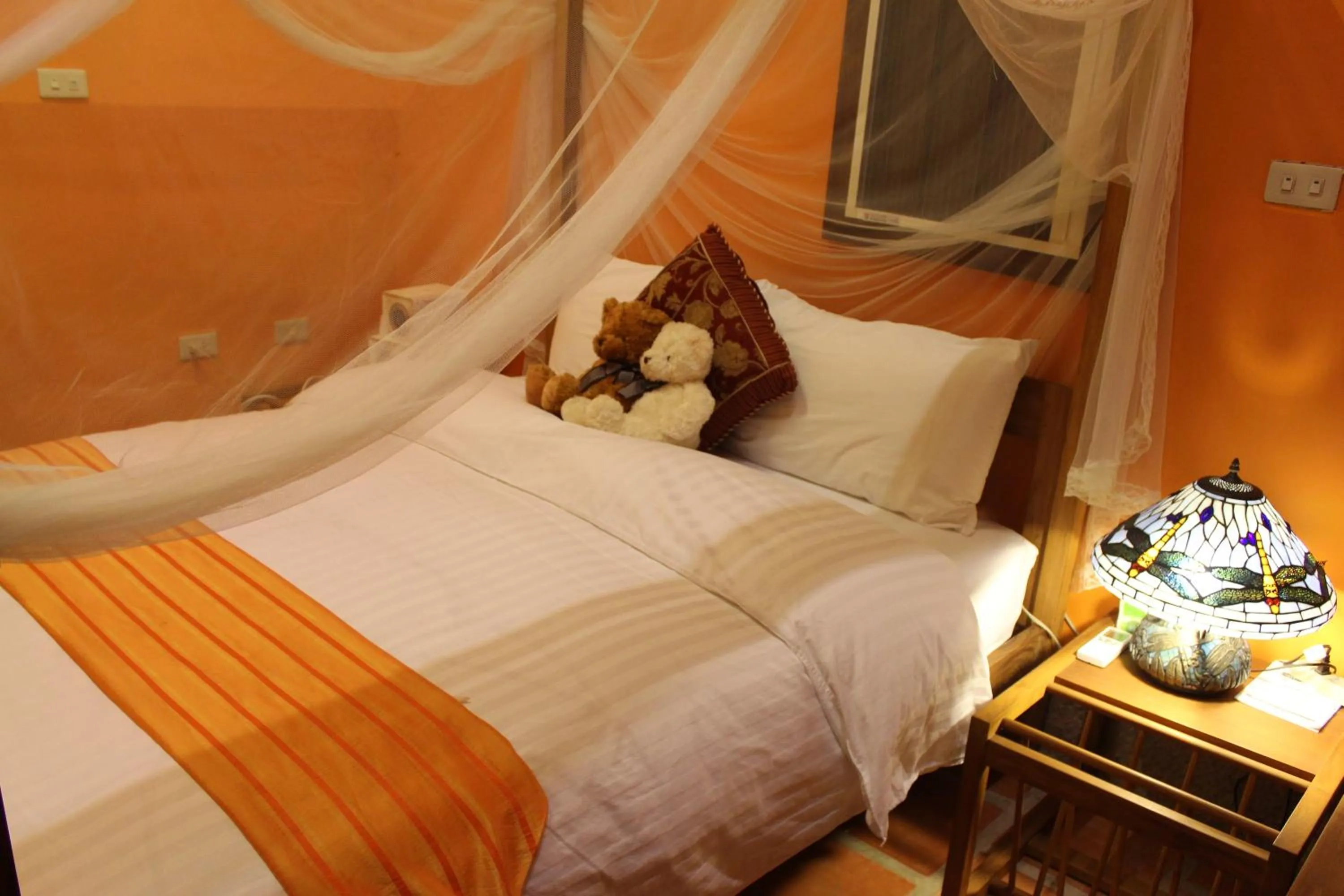 Bed in PianoPiano B&B