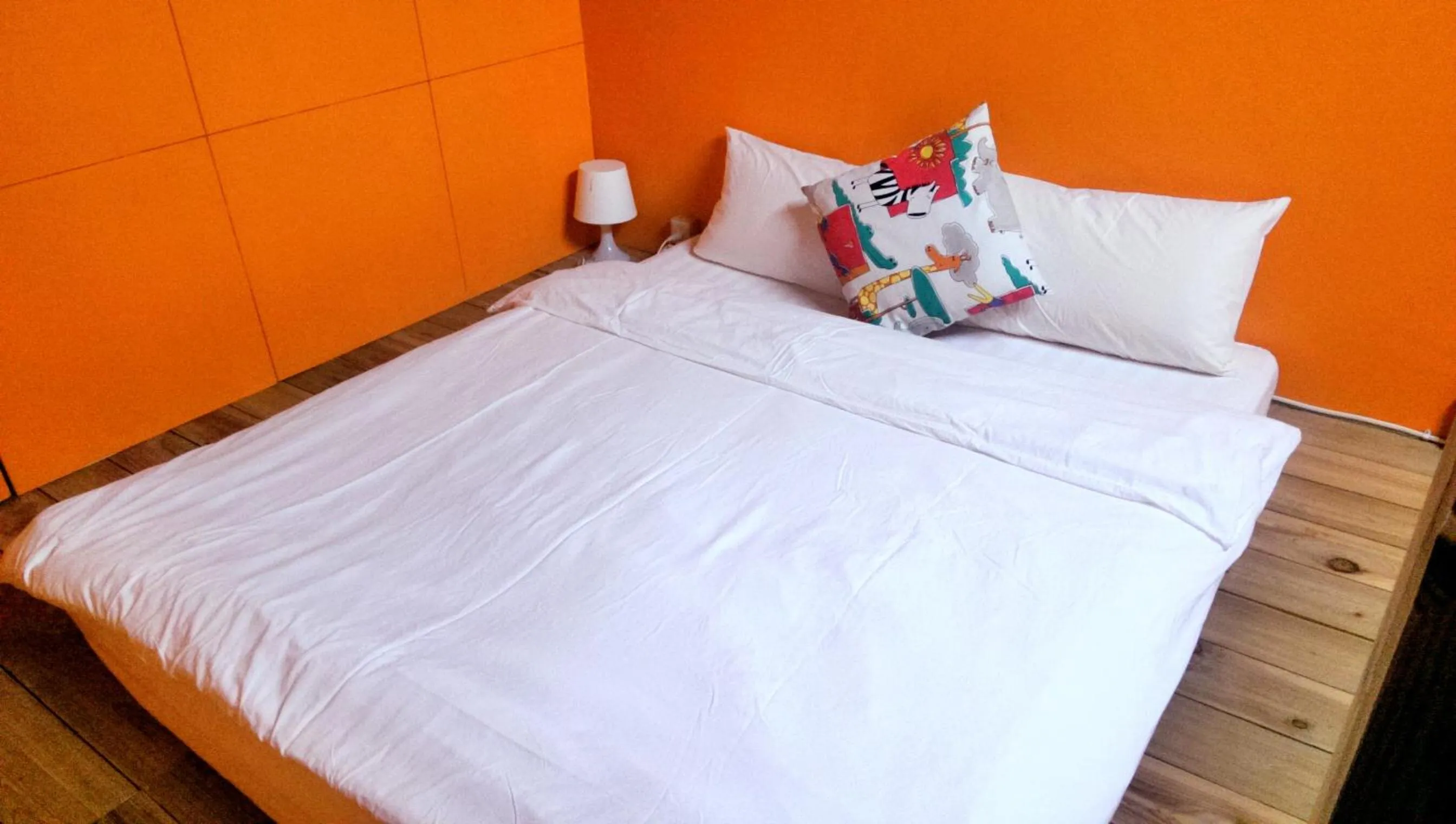 Bed in PianoPiano B&B