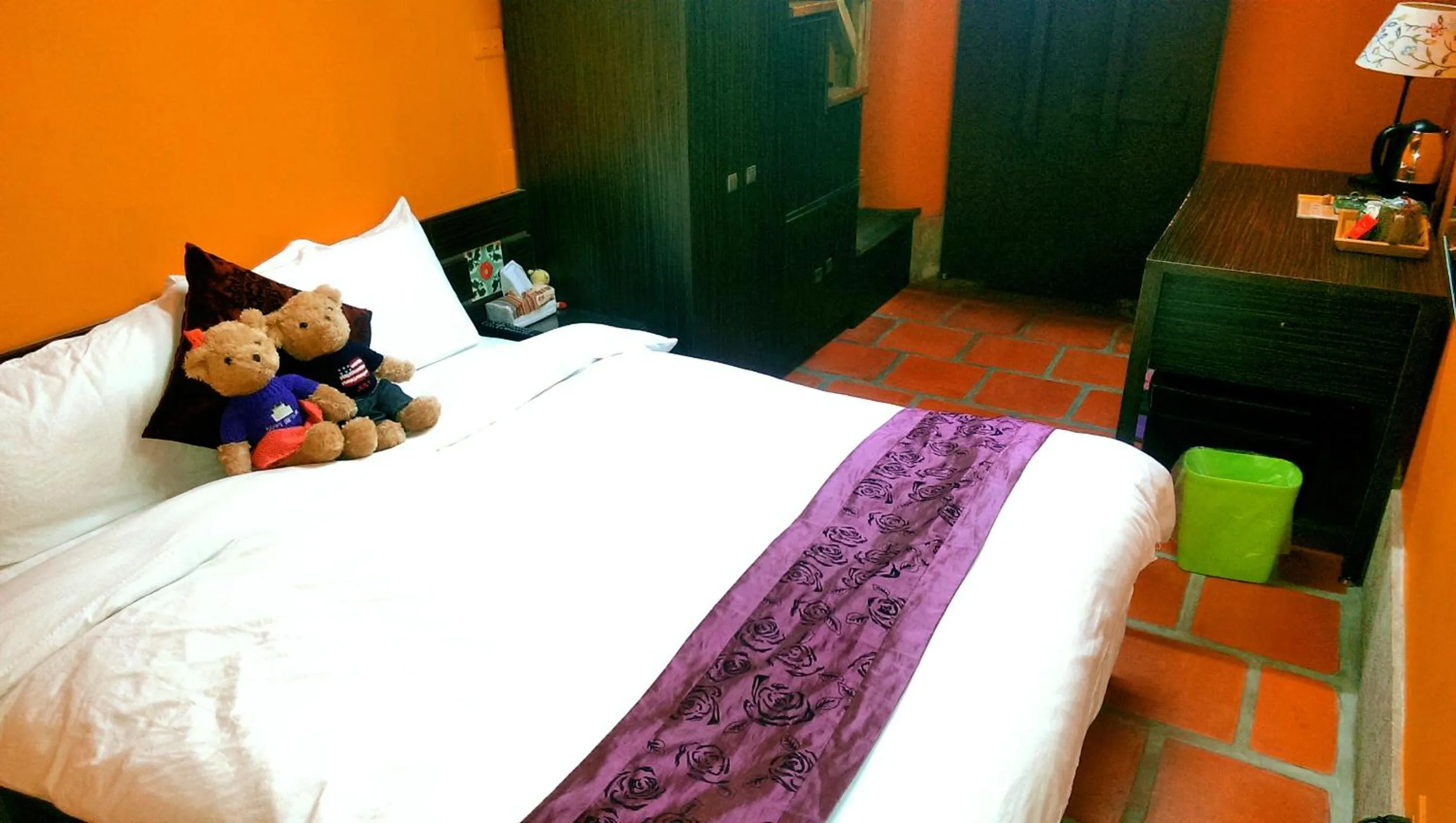 Bed in PianoPiano B&B