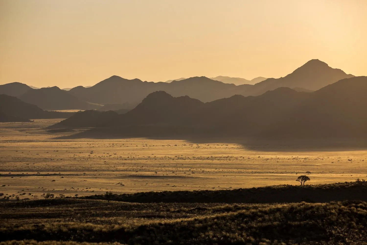 Natural landscape in Gondwana Namib Desert Lodge