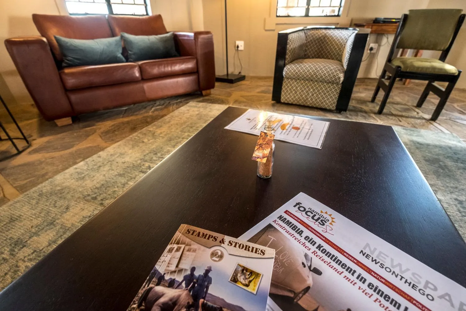 Lobby or reception in Gondwana Namib Desert Lodge