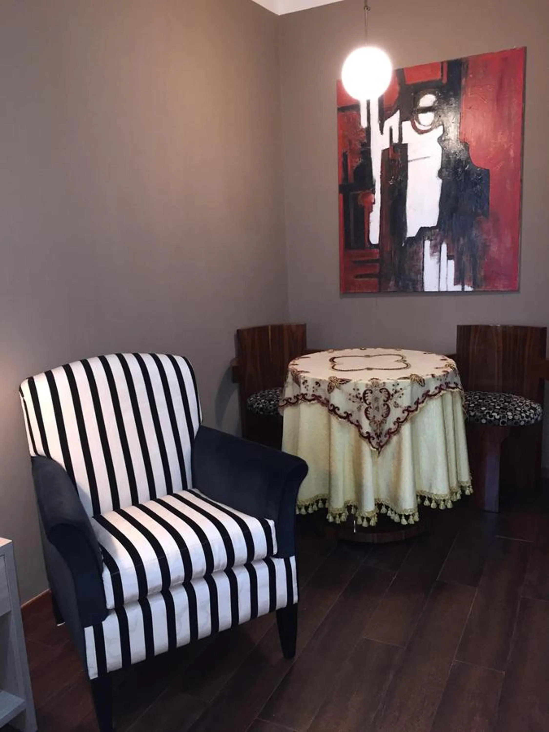 Decorative detail in B&B Le Vibrazioni