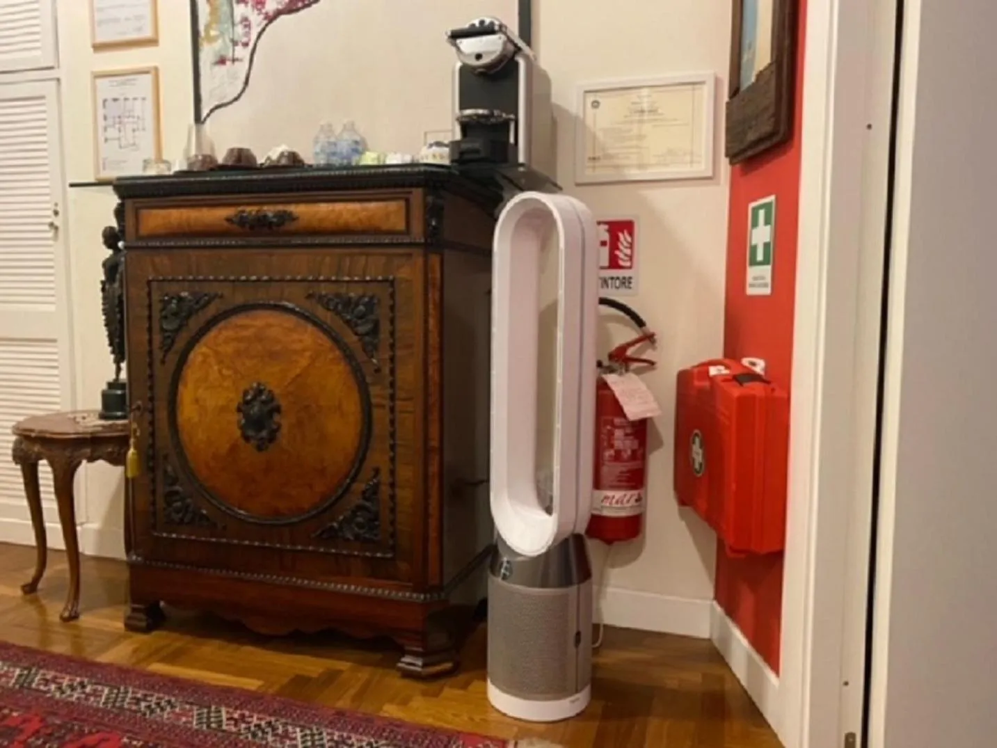 Decorative detail in B&B Le Vibrazioni