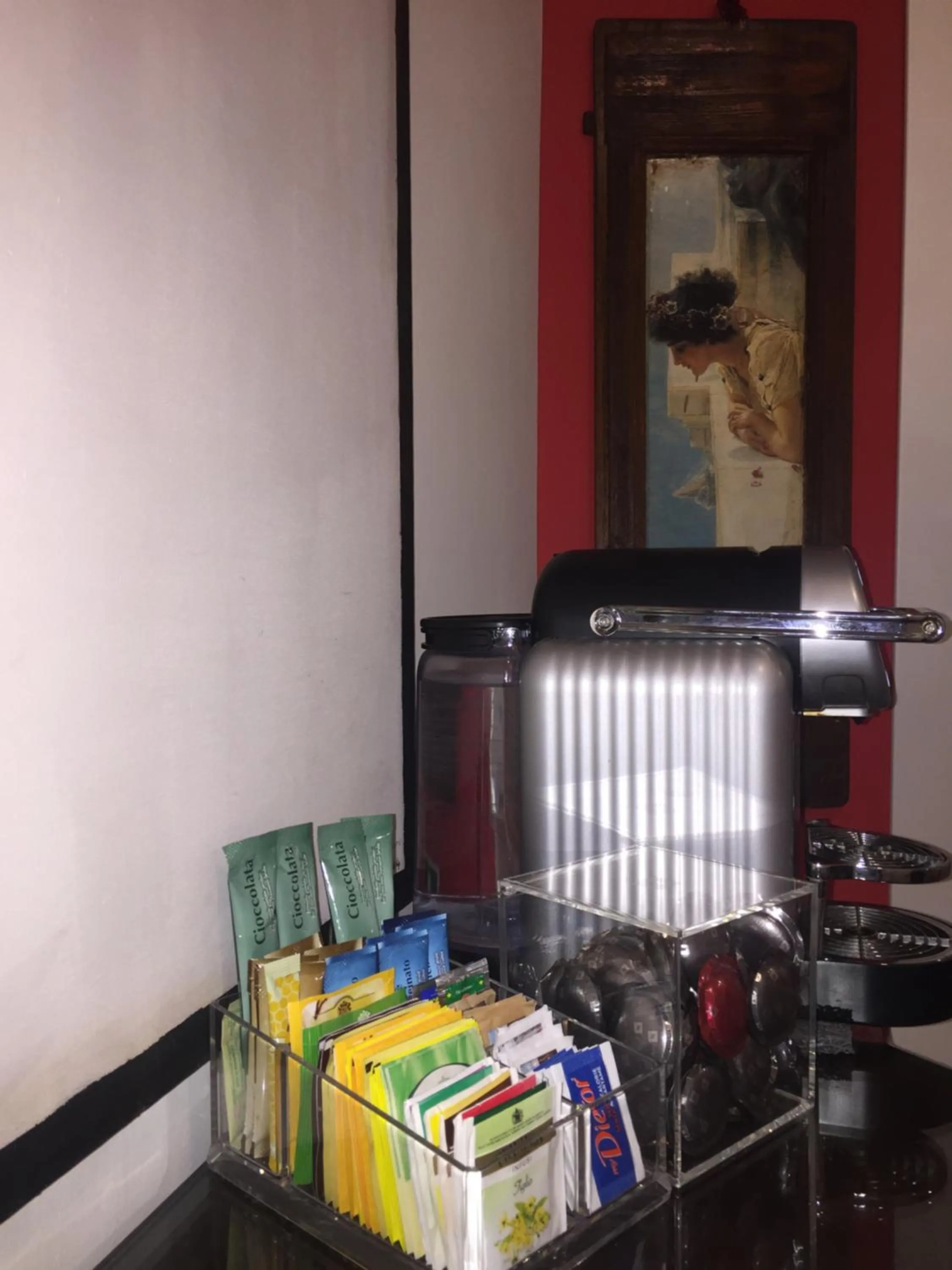 Coffee/tea facilities in B&B Le Vibrazioni