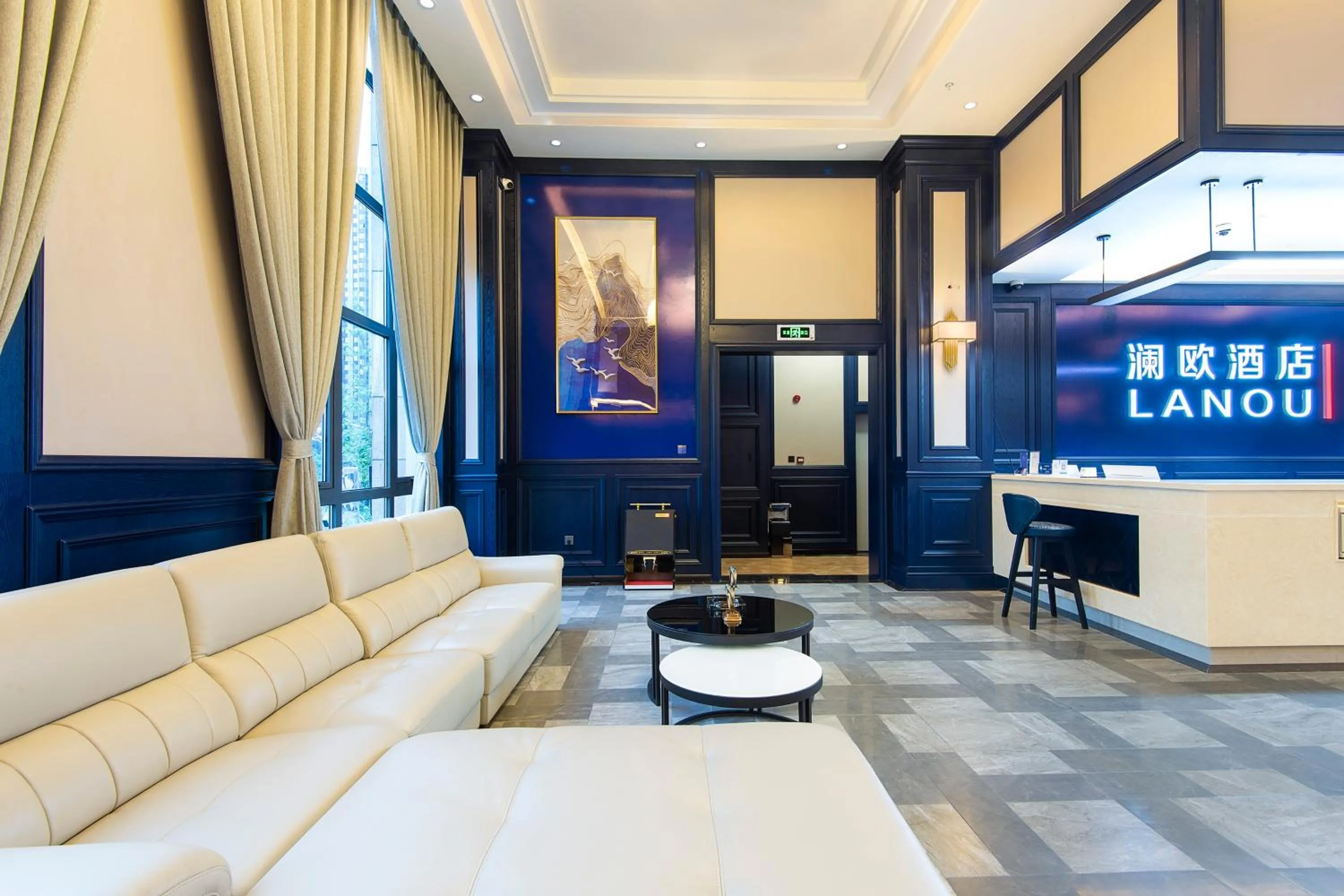 Lobby or reception in LanOu hotel