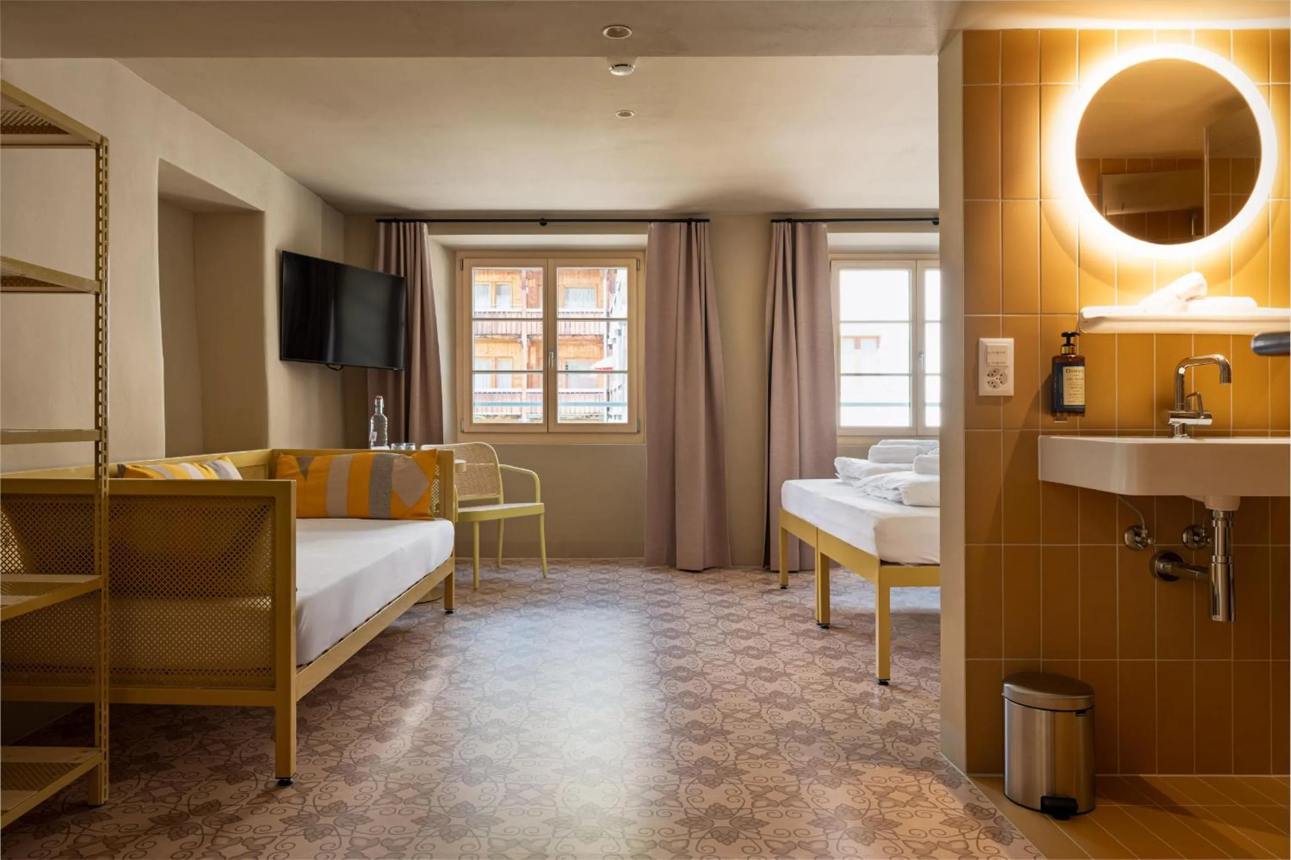 Bed in Speluca Brauerei & Genusshotel - Self-Check-in