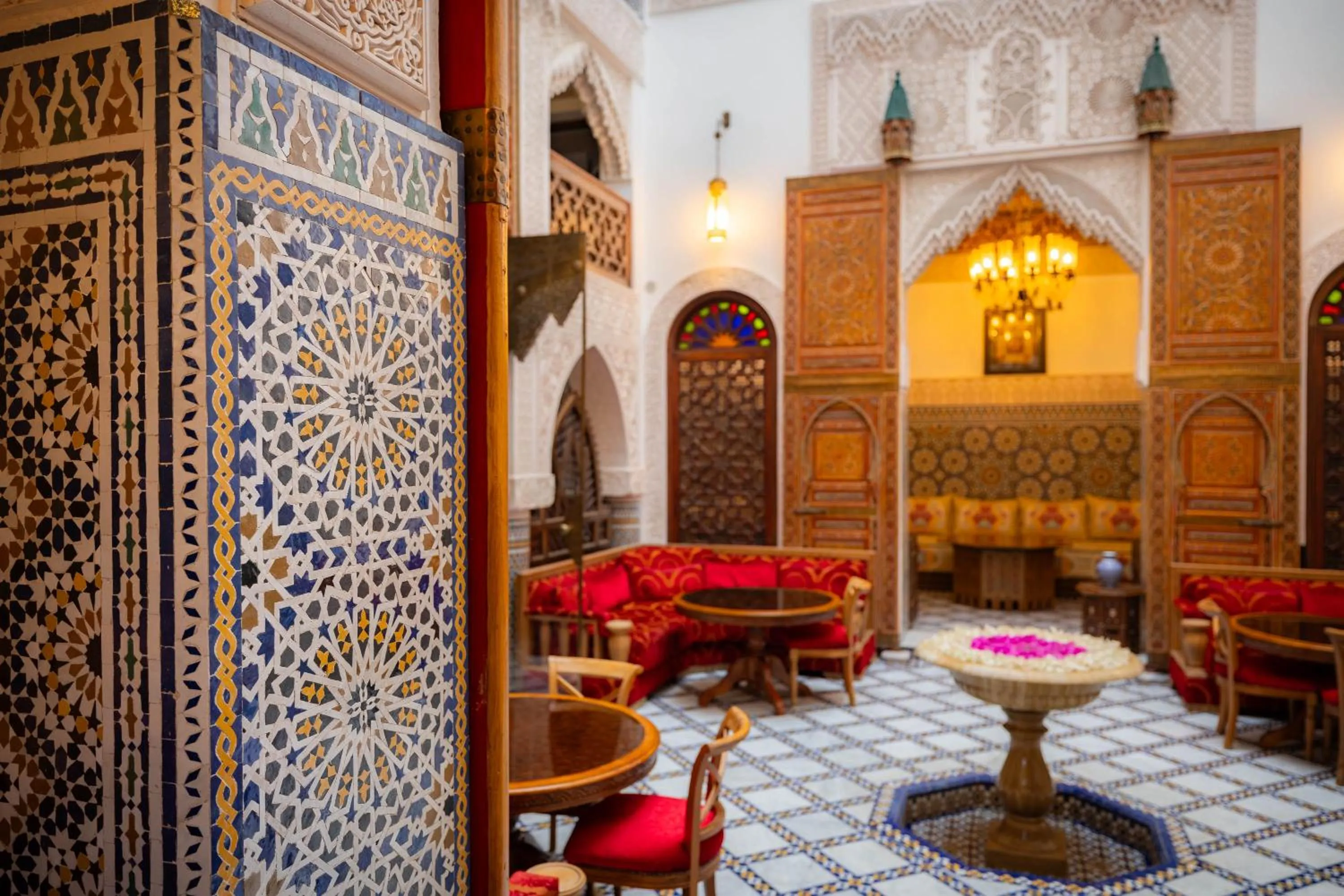 Living room in Riad Mazar