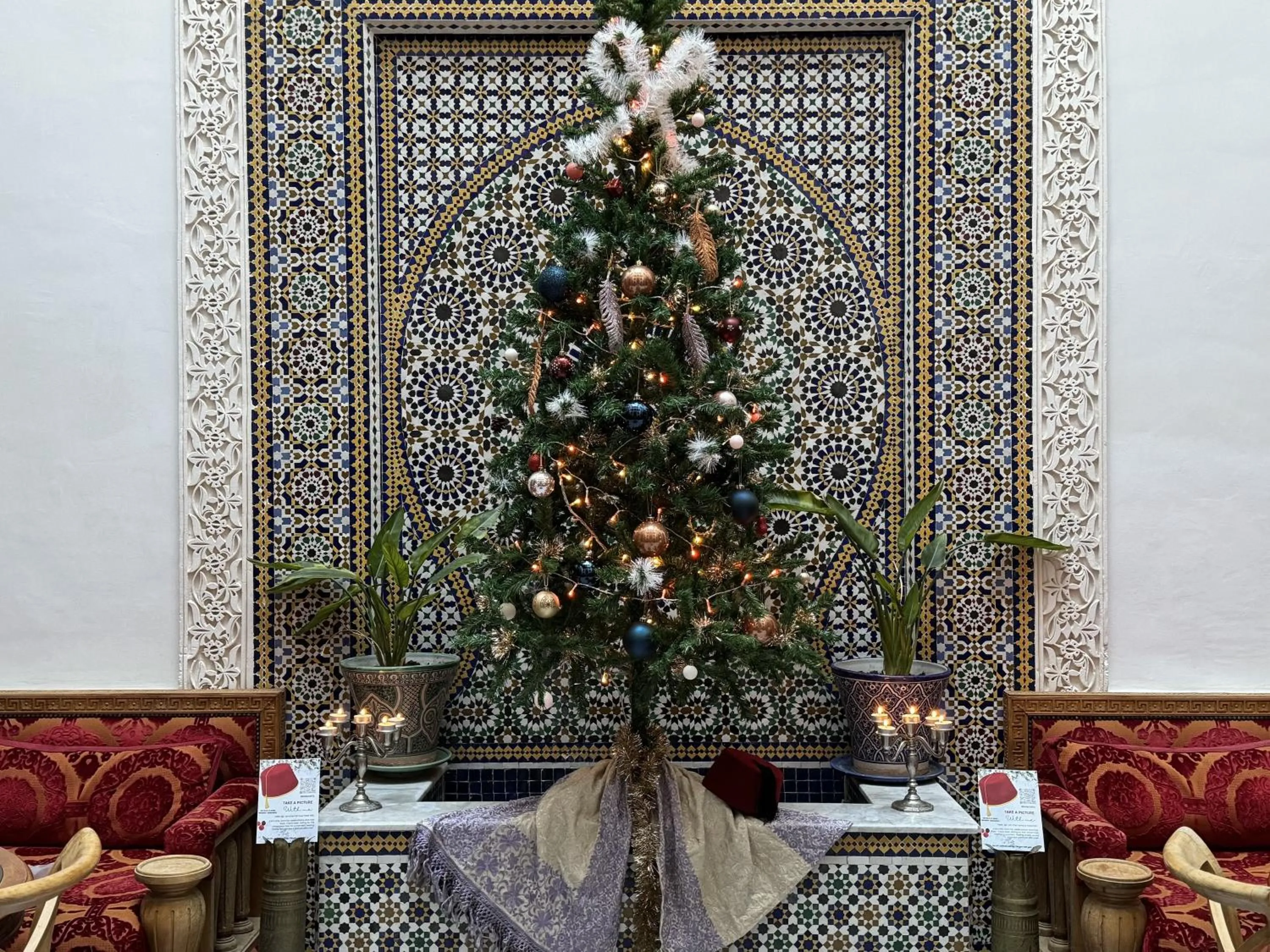 Living room in Riad Mazar