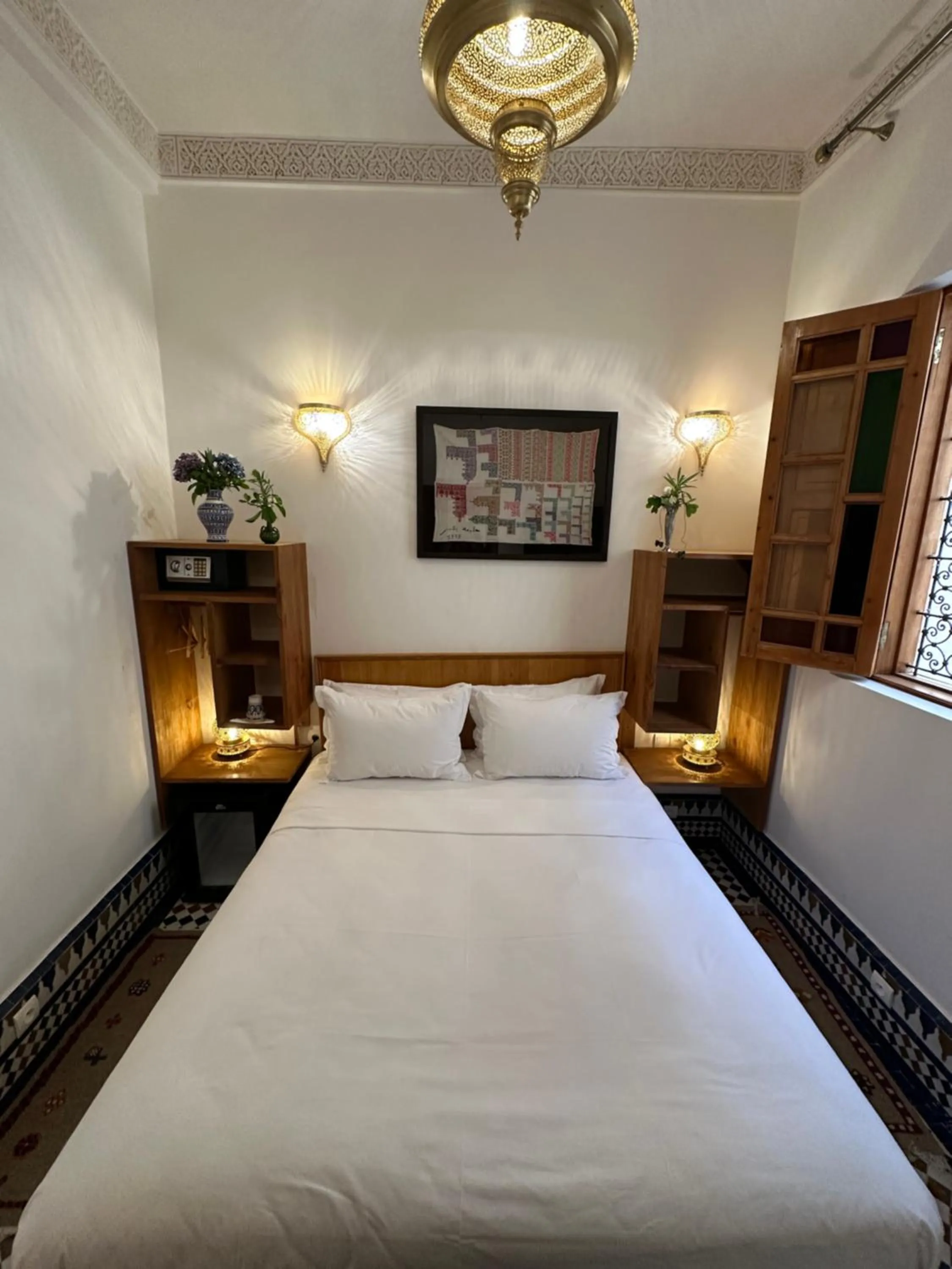 Bed in Riad Mazar