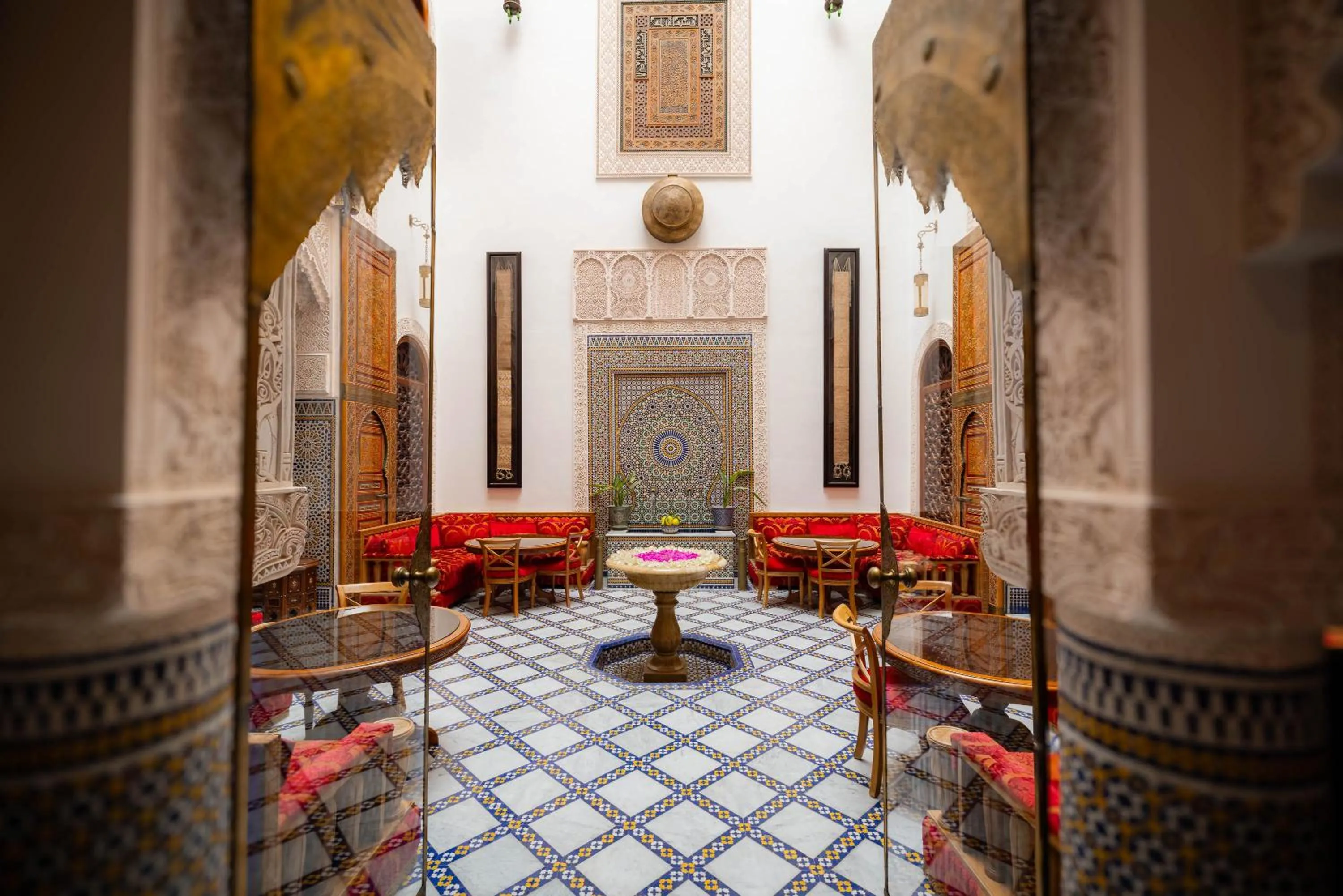 Living room in Riad Mazar