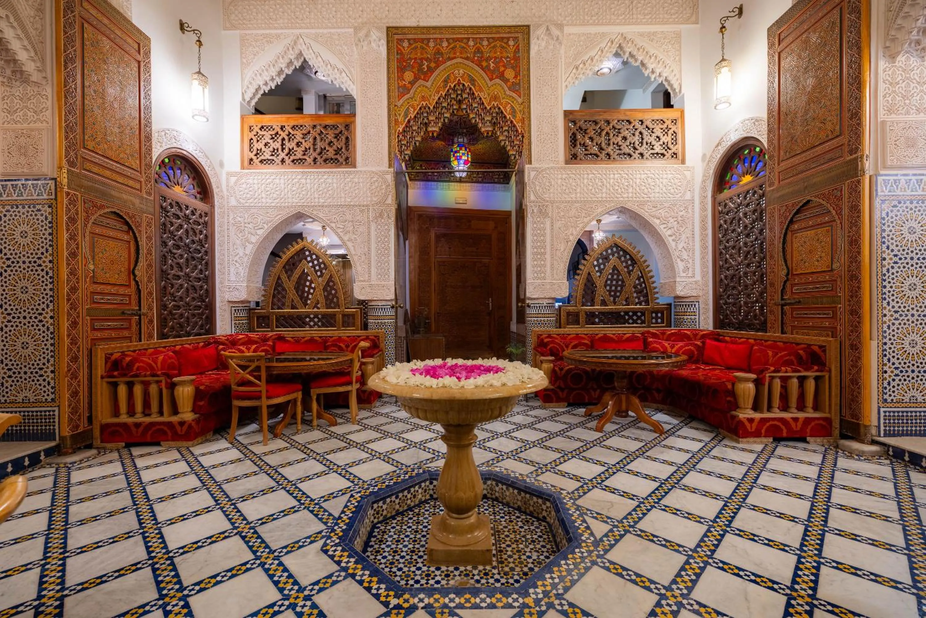 Living room in Riad Mazar