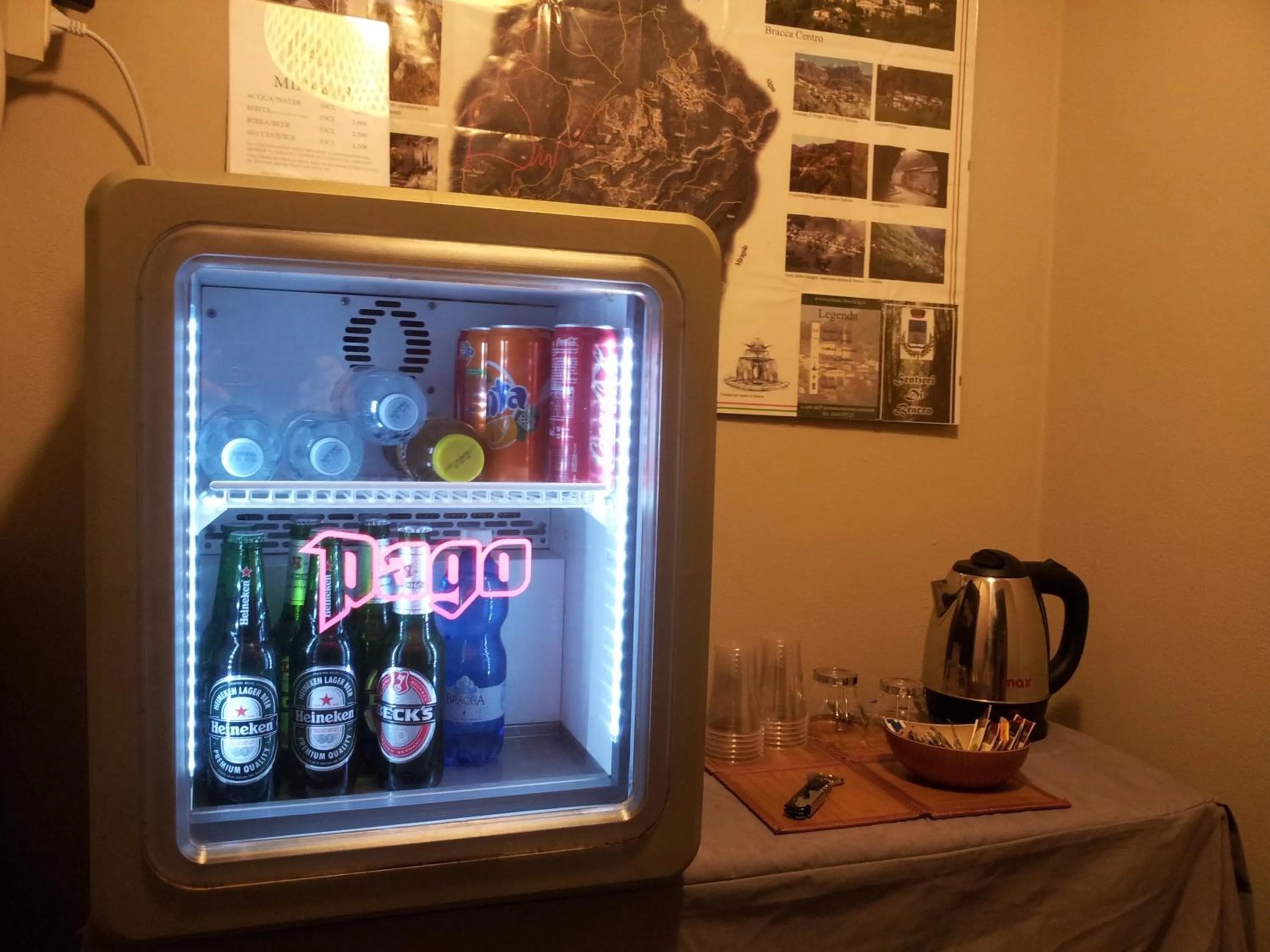 Food and drinks in B&B Casa Arcangeli