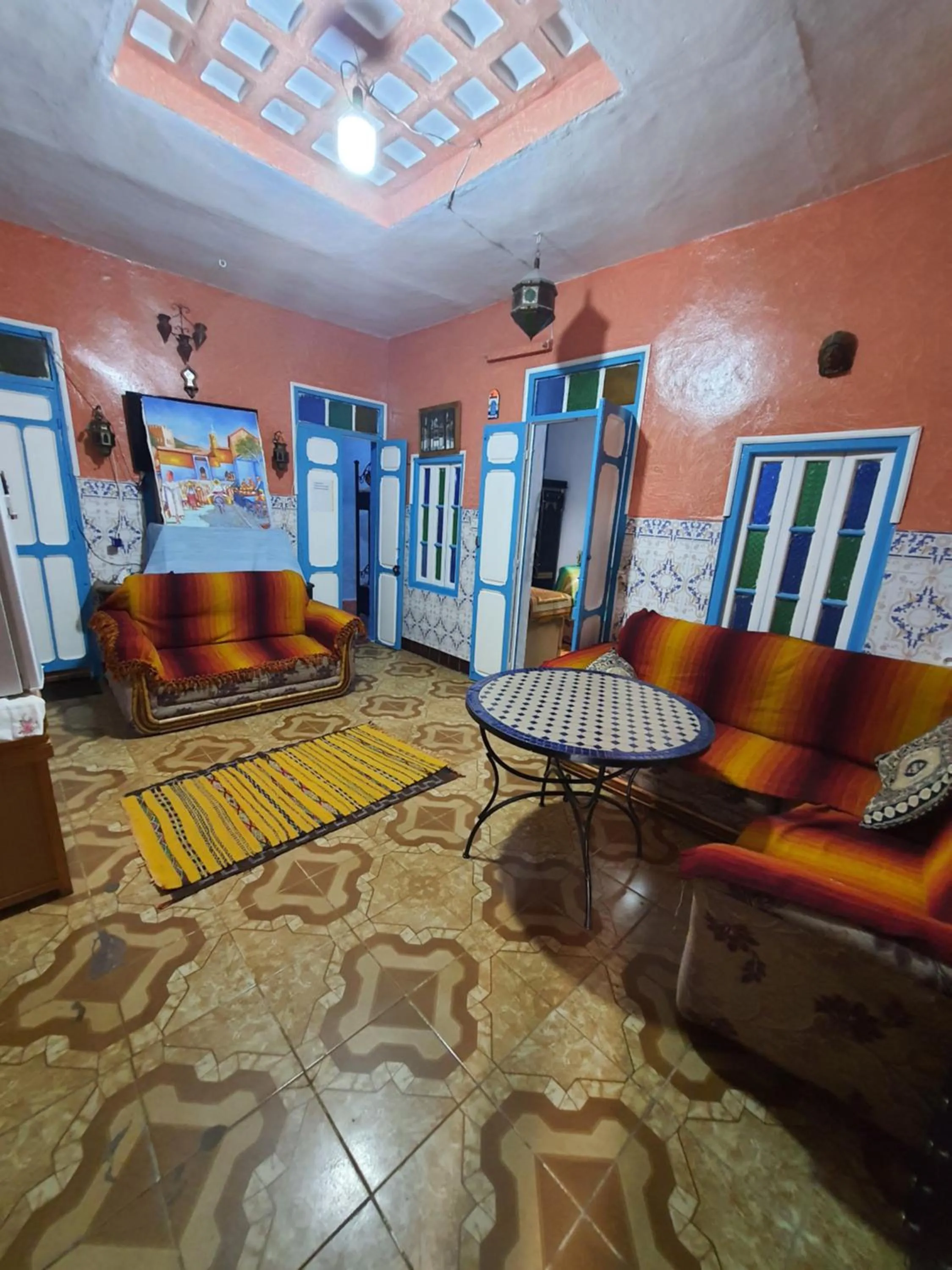 Seating area in Hostel ALINE
