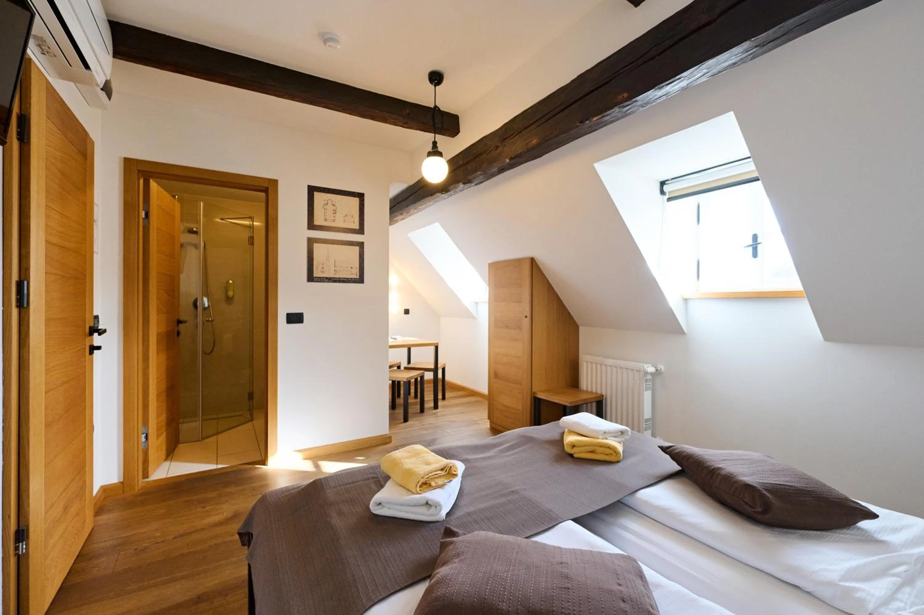 Photo of the whole room, Bed in Old Parish House